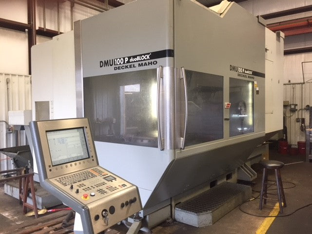 DMG Mori, Deckel Maho DMU 100 P DUOBLOCK, 5 Axis Machining Center, 2004