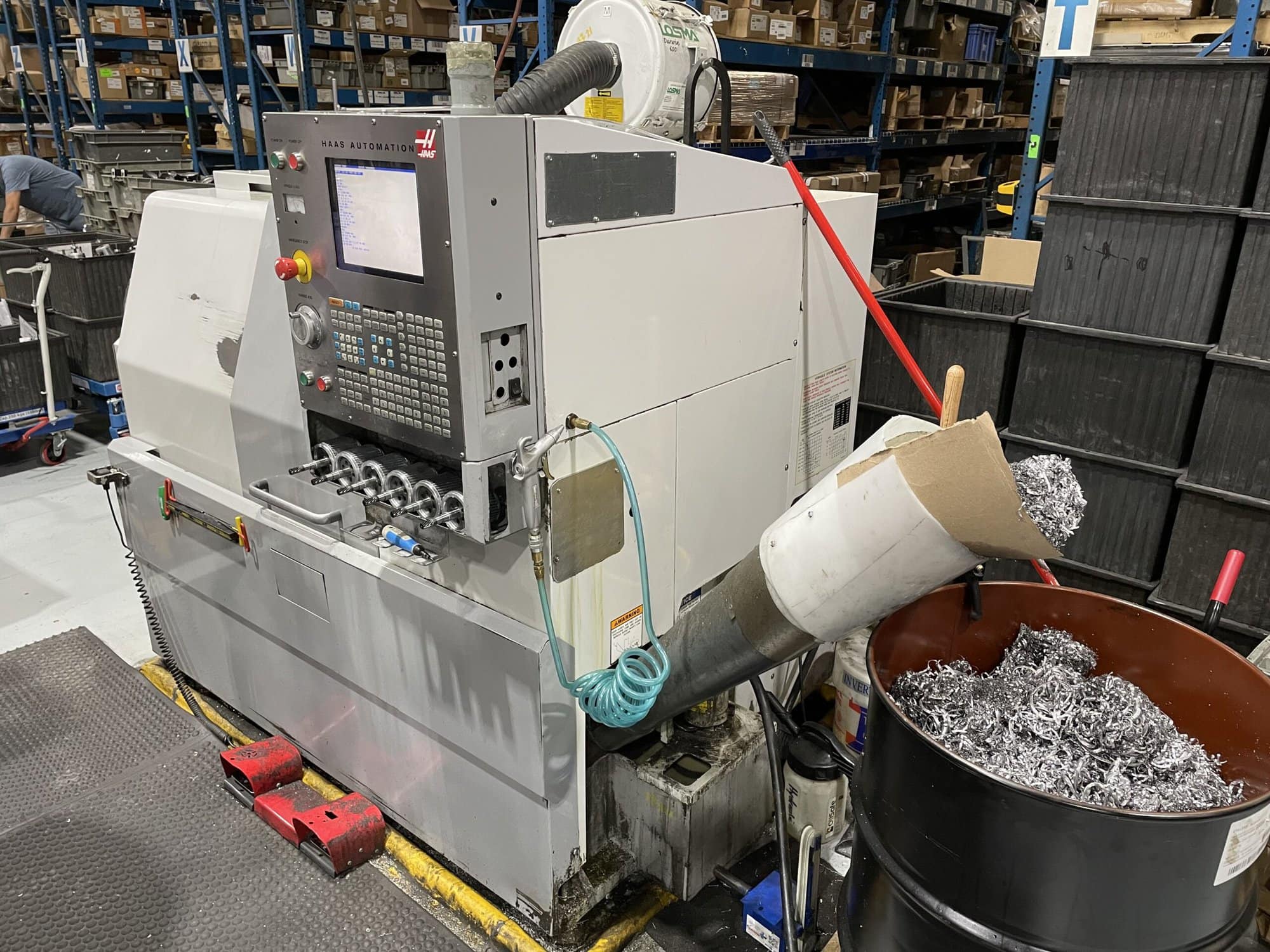 Haas SL-10 CNC Lathe, 2005 - Tailstock, 5C Collet, Auger