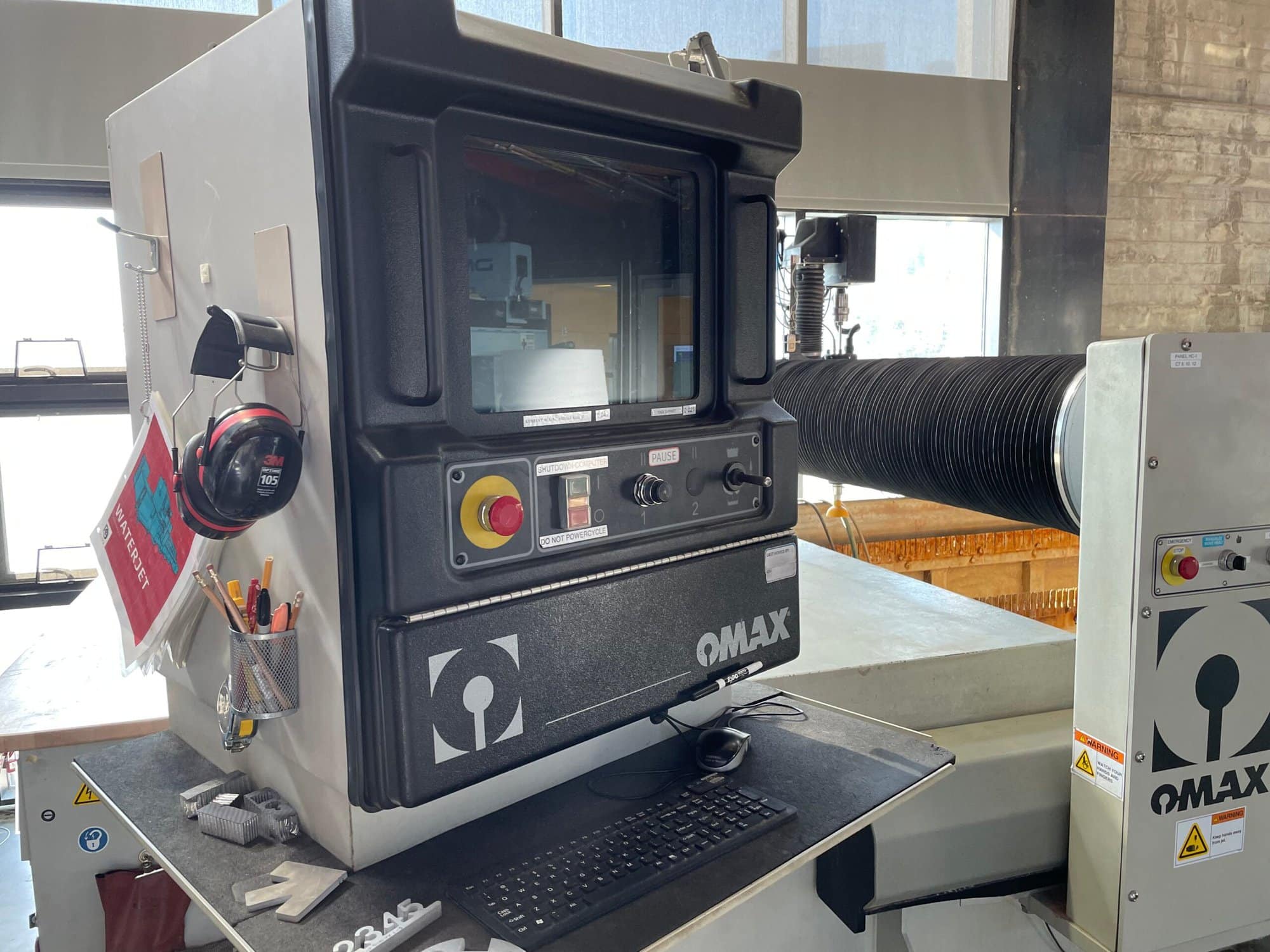 Omax 60120 Waterjet, 2013 - A-Jet Multi-Axis Head, Low Hours, Chiller - Image 2