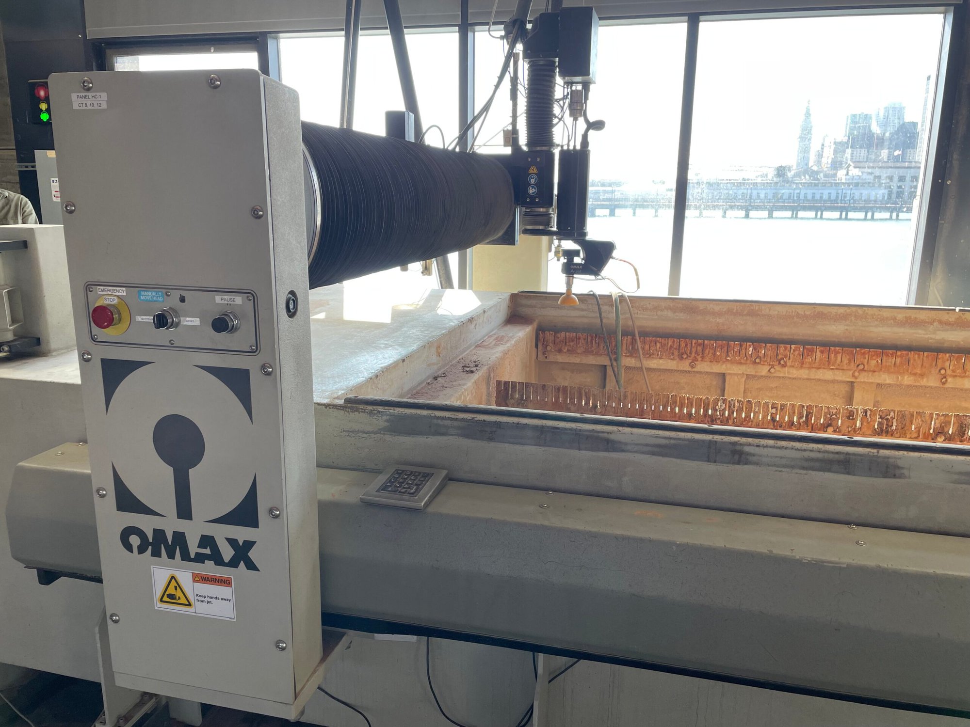 Omax 60120 Waterjet, 2013 - A-Jet Multi-Axis Head, Low Hours, Chiller - Image 3