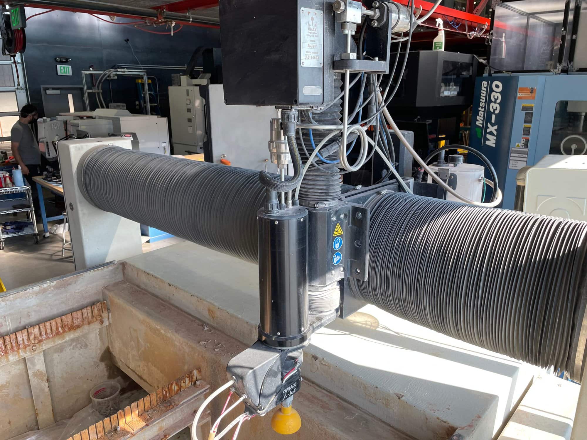 Omax 60120 Waterjet, 2013 - A-Jet Multi-Axis Head, Low Hours, Chiller - Image 9