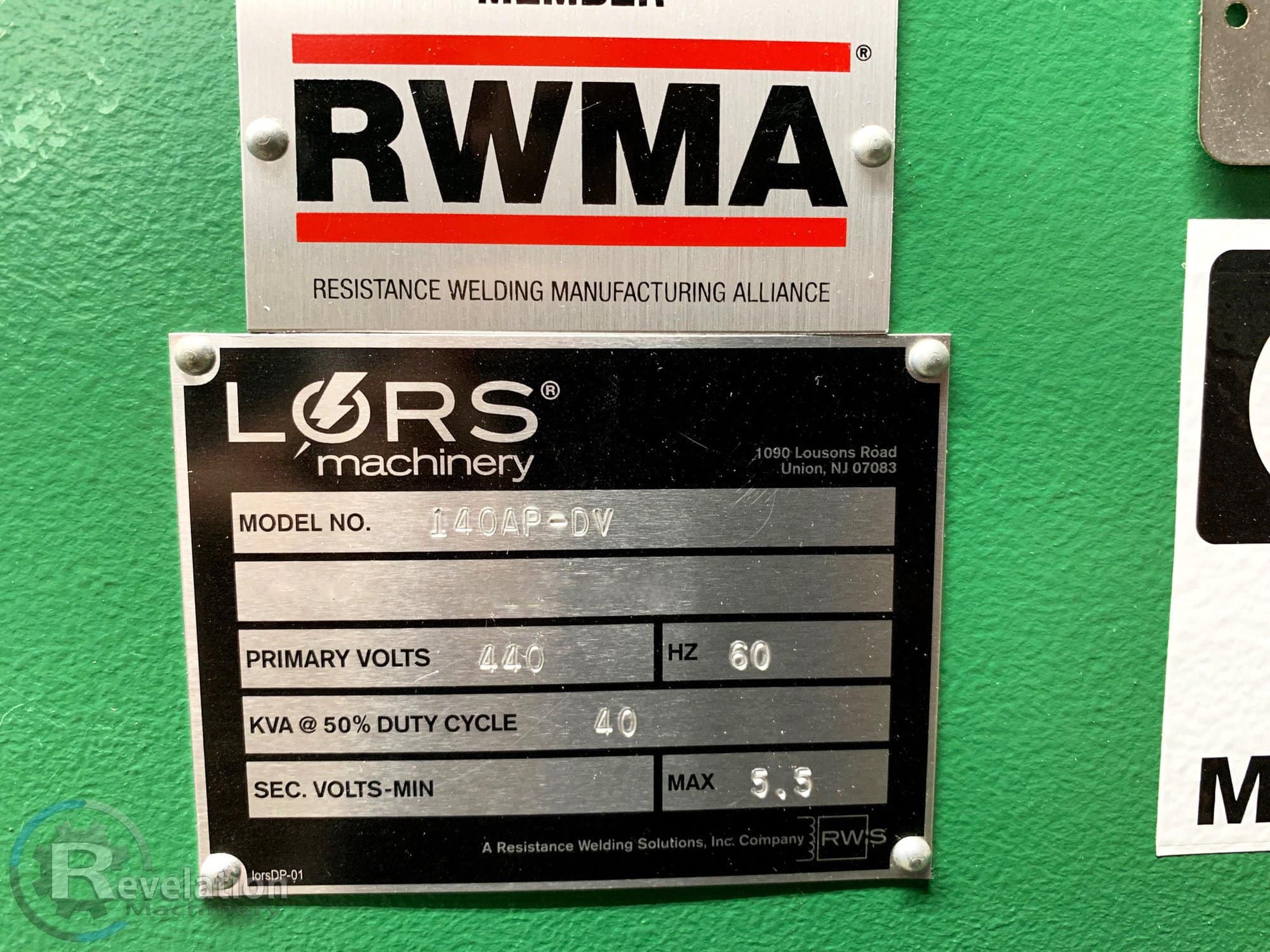 2012 LORS Spot Welder 40 KVA 140AP-DV - Image 7