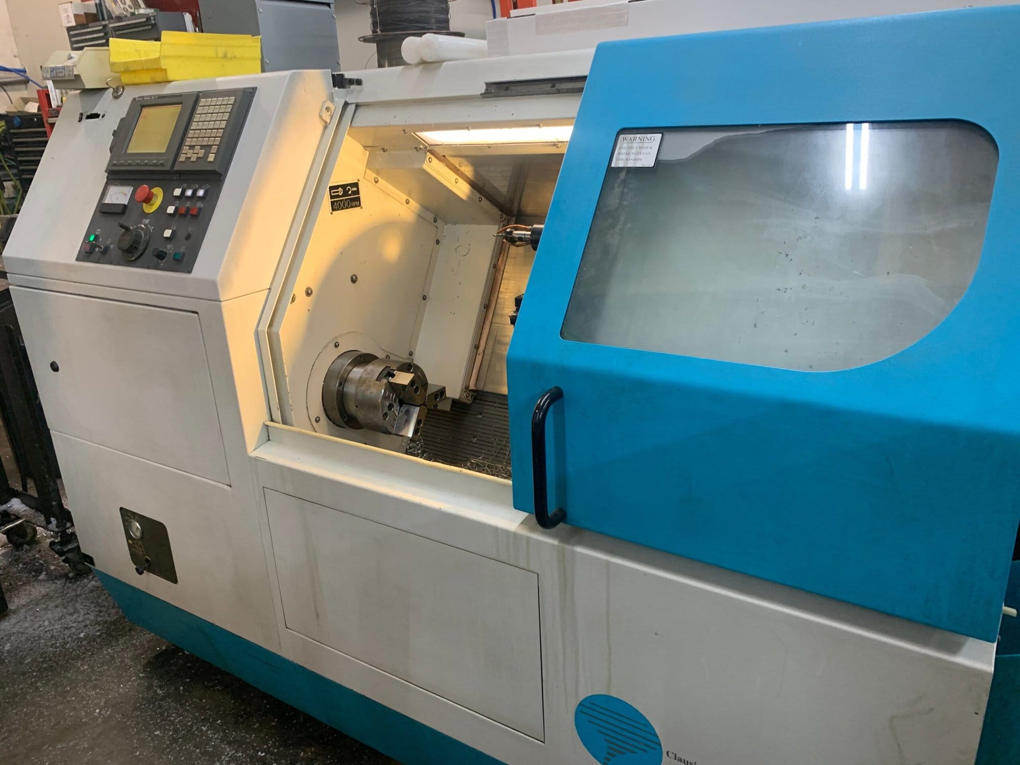 Clausing Storm A50, 1998 - TSC, Fanuc-21i Control