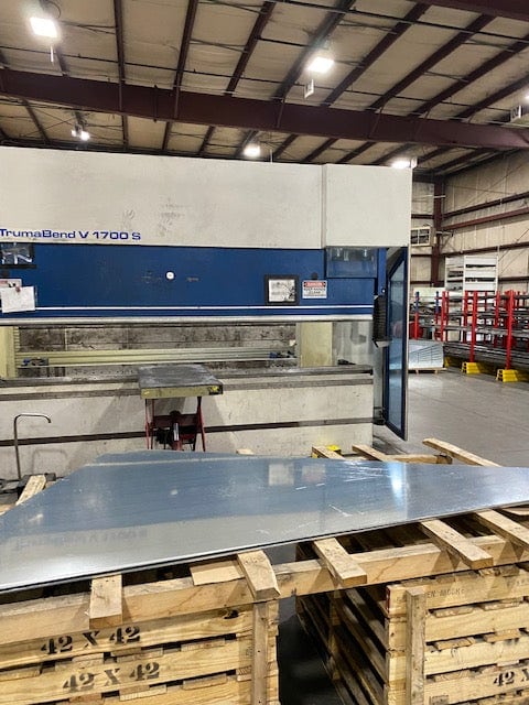 187 ton x 13' Trumpf Trumabend V1700S CNC Press Brake, 2006 - 6 Axis Back Gauge - Image 3