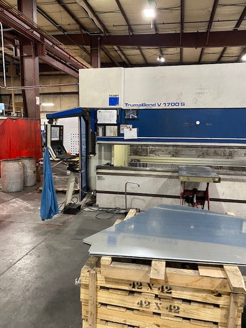 187 ton x 13' Trumpf Trumabend V1700S CNC Press Brake, 2006 - 6 Axis Back Gauge - Image 4