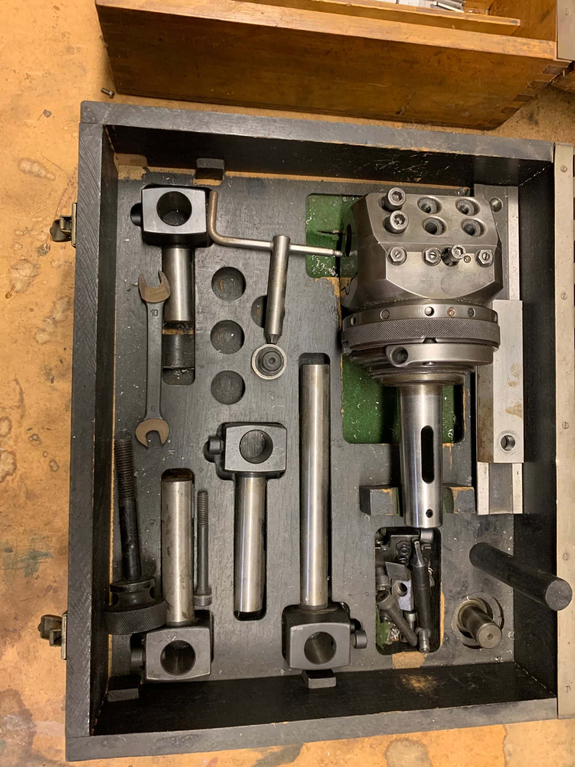Burkhardt Jigbore, 1957 - Heidenhein 3 Axis DRO, 36” X 48” Table, Like New - Image 11