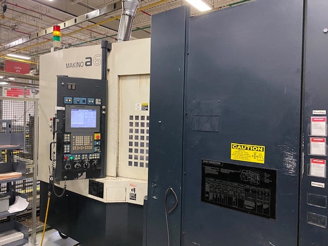 Makino A61 HMC, 2006 - 219 ATC, 12K Spindle, TSC, Under Power