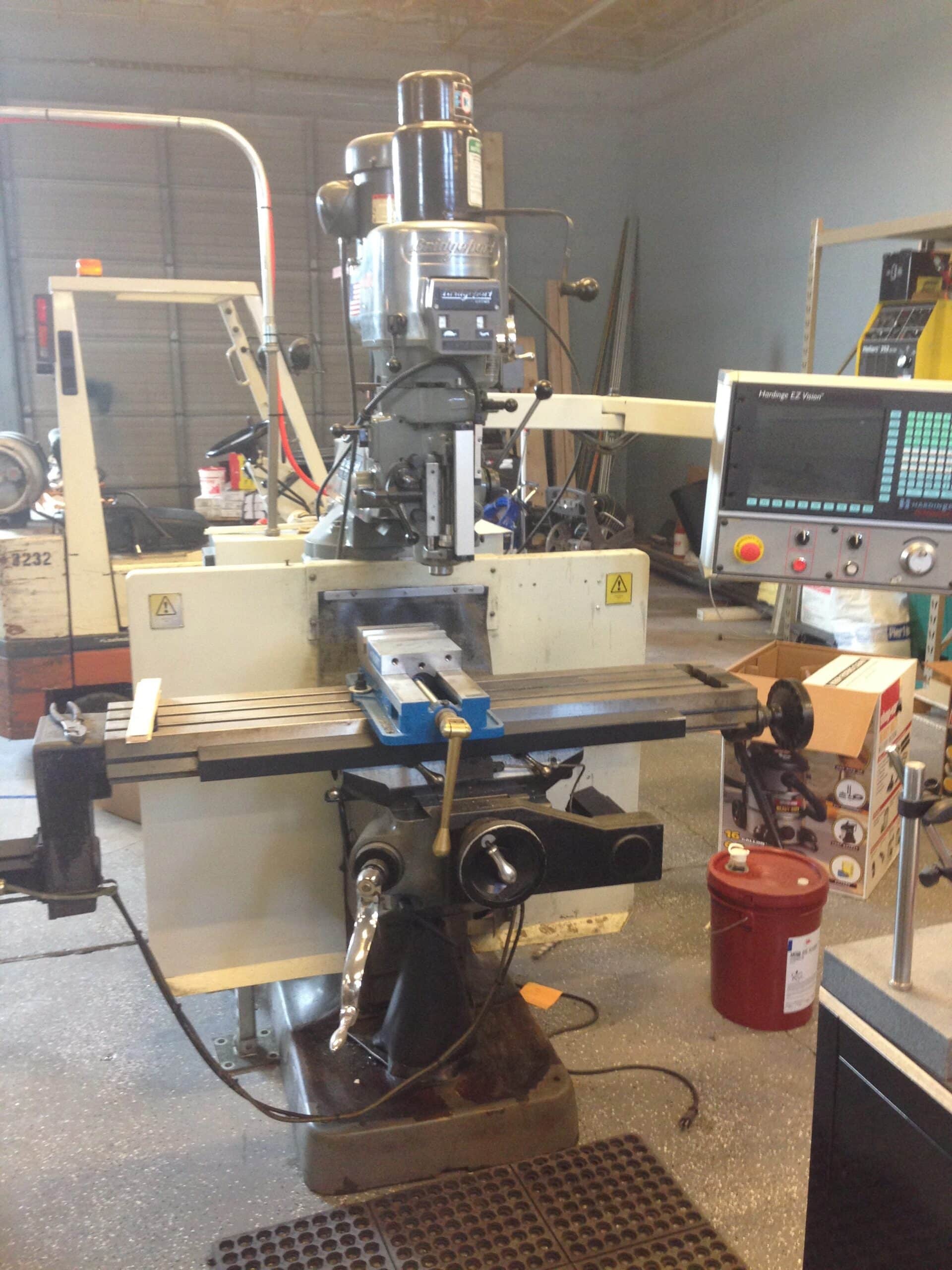 Bridgeport/Hardinge EZ Vision Mill, 2007 - Under Power, Video, Tooling Included