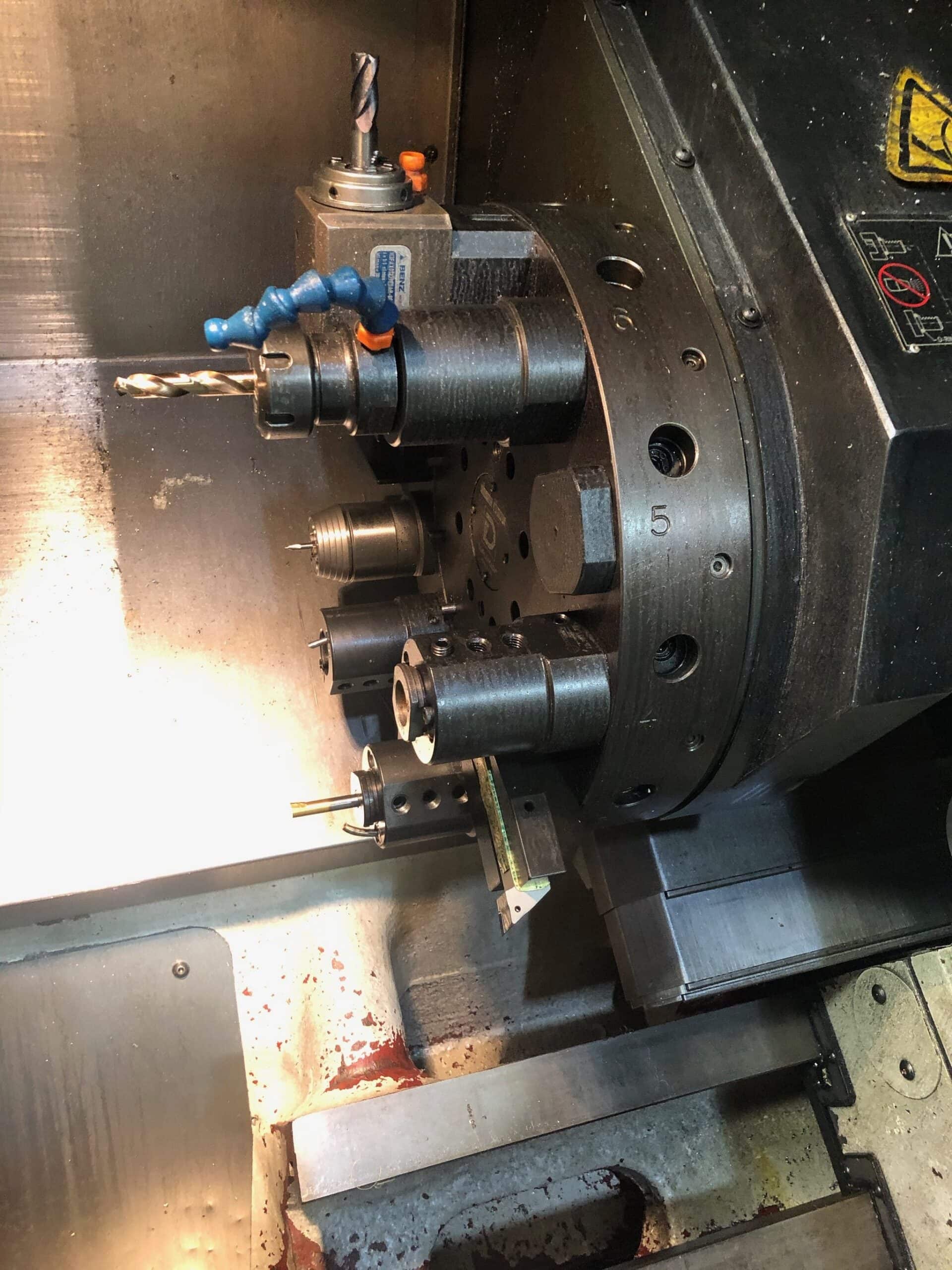 Hurco TMM-8 CNC Multi Axis Lathe, 2008 - Live Tooling, Medical Industry, Video - Image 7