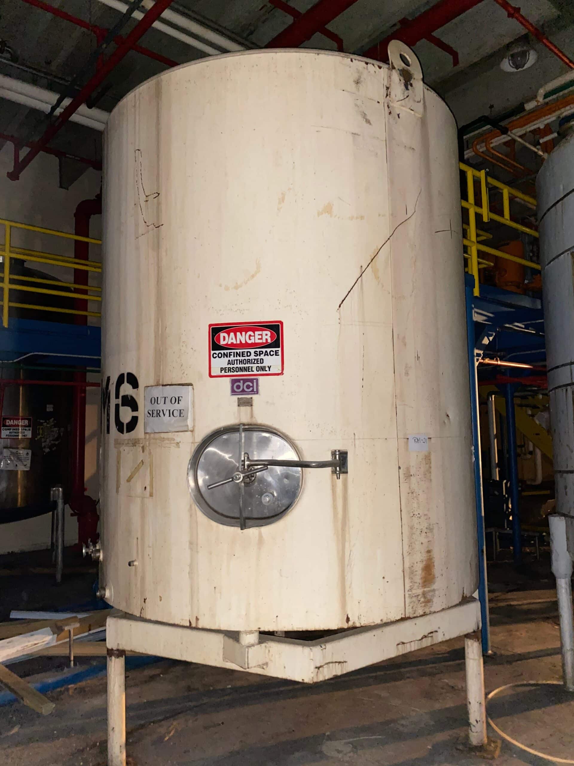 2500 Gallon Insulated Stainless Steel Tank, Measures 7'-6" diameter x 8'- 6" straight side height. - Image 2