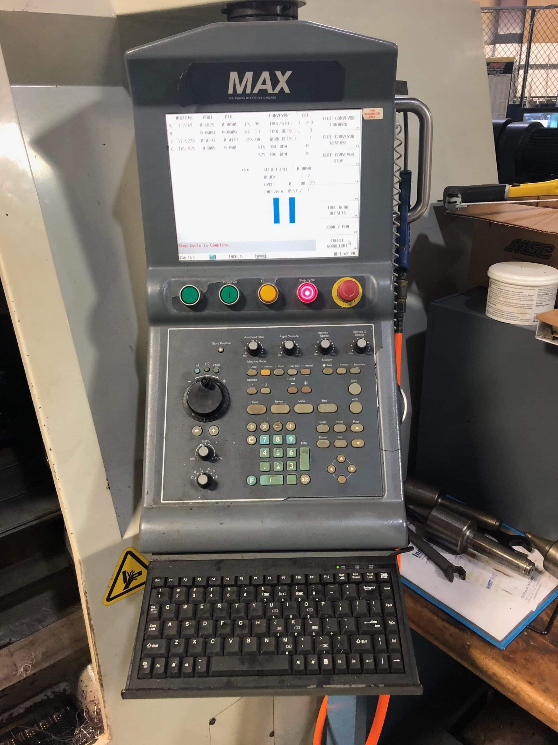 Hurco TMM-8 CNC Multi Axis Lathe, 2008 - Live Tooling, Medical Industry, Video - Image 3