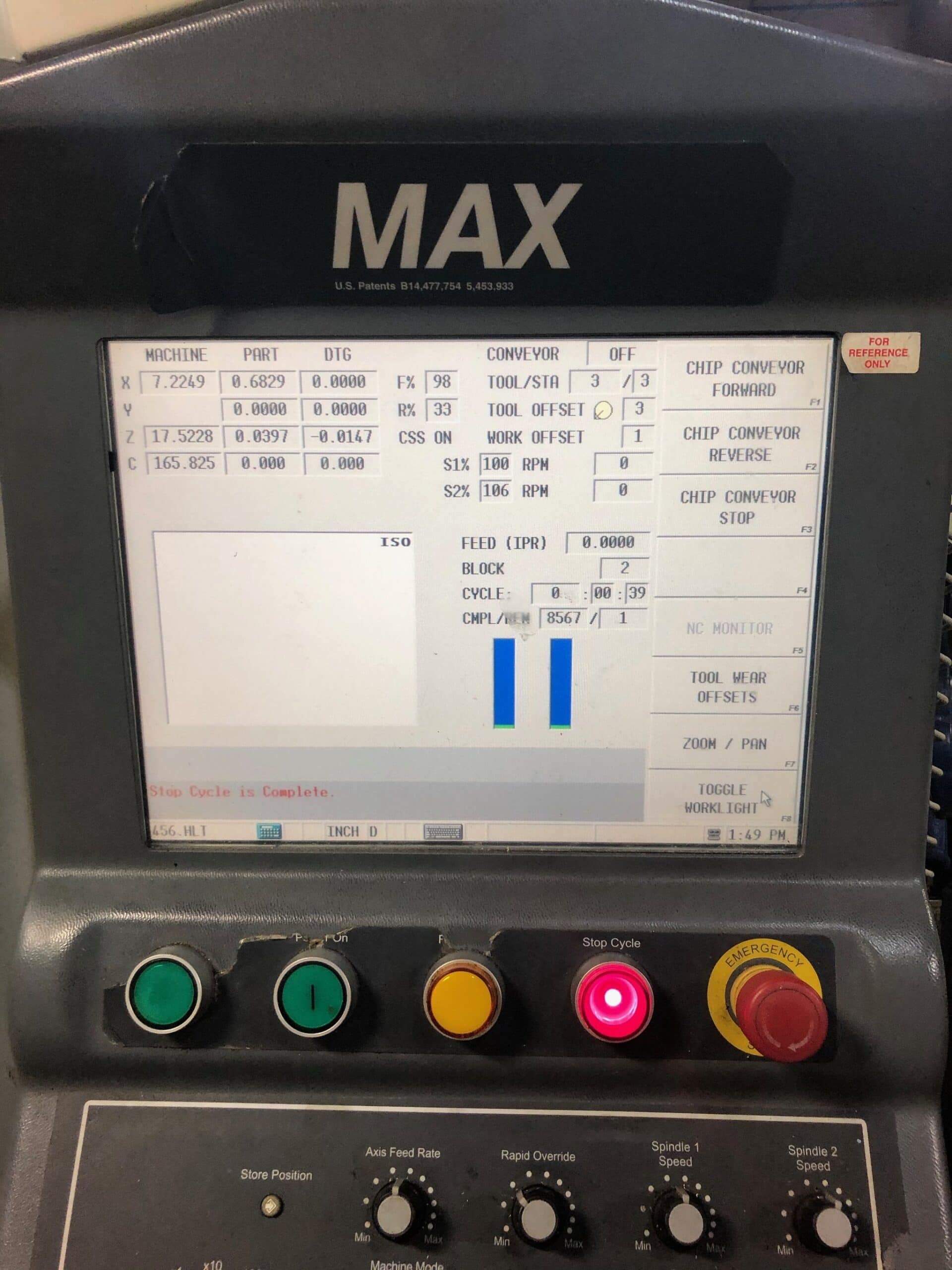 Hurco TMM-8 CNC Multi Axis Lathe, 2008 - Live Tooling, Medical Industry, Video - Image 13