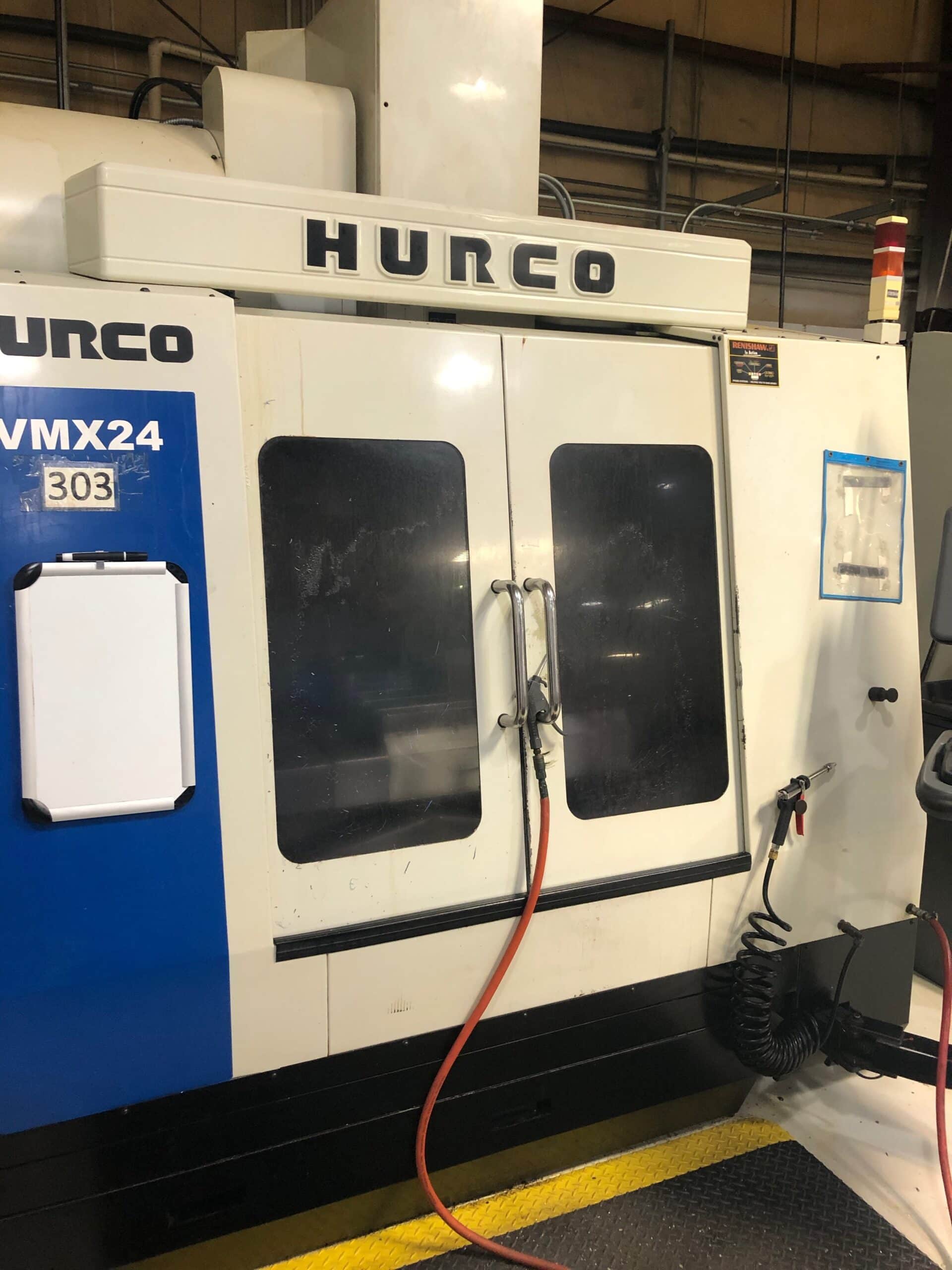 Hurco VMX 24 VMC, 2008 - 4th Axis Rotary Table, Medical, Under Power, Video