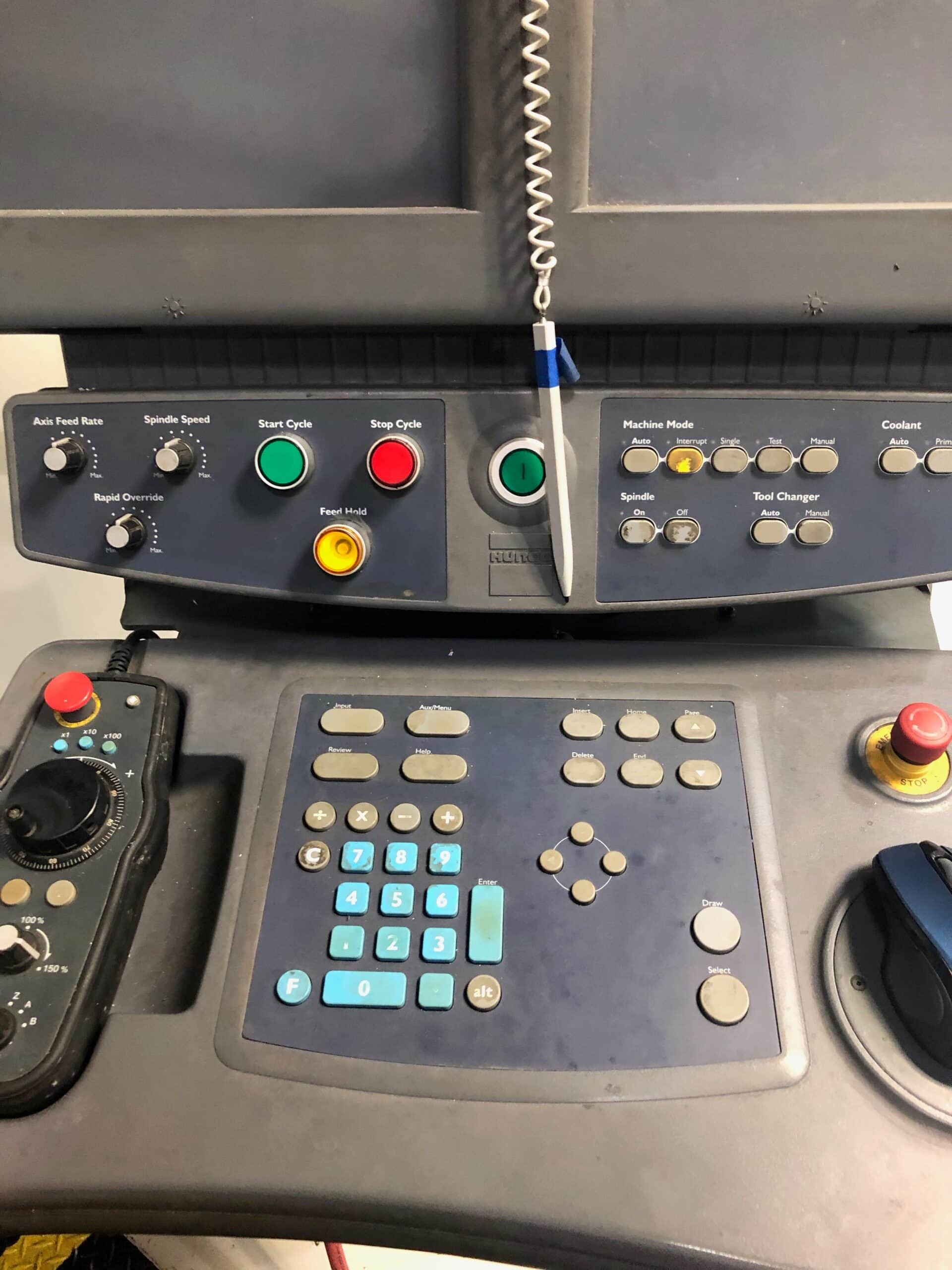 Hurco VMX 24 VMC, 2008 - 4th Axis Rotary Table, Medical, Under Power, Video - Image 3