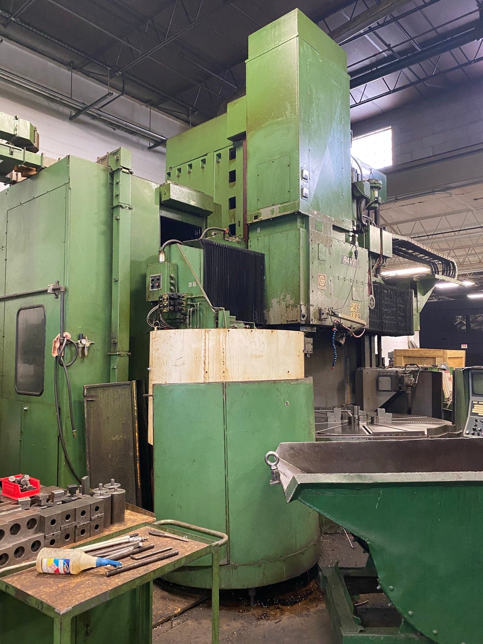 Giddings and Lewis (G & L) 84 VTL, 1990 - Live Tooling, 84" Table - Image 8