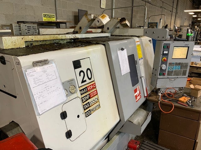 Haas SL-20T CNC Lathe, 2004 - Tailstock, Tool Presetter - Image 3