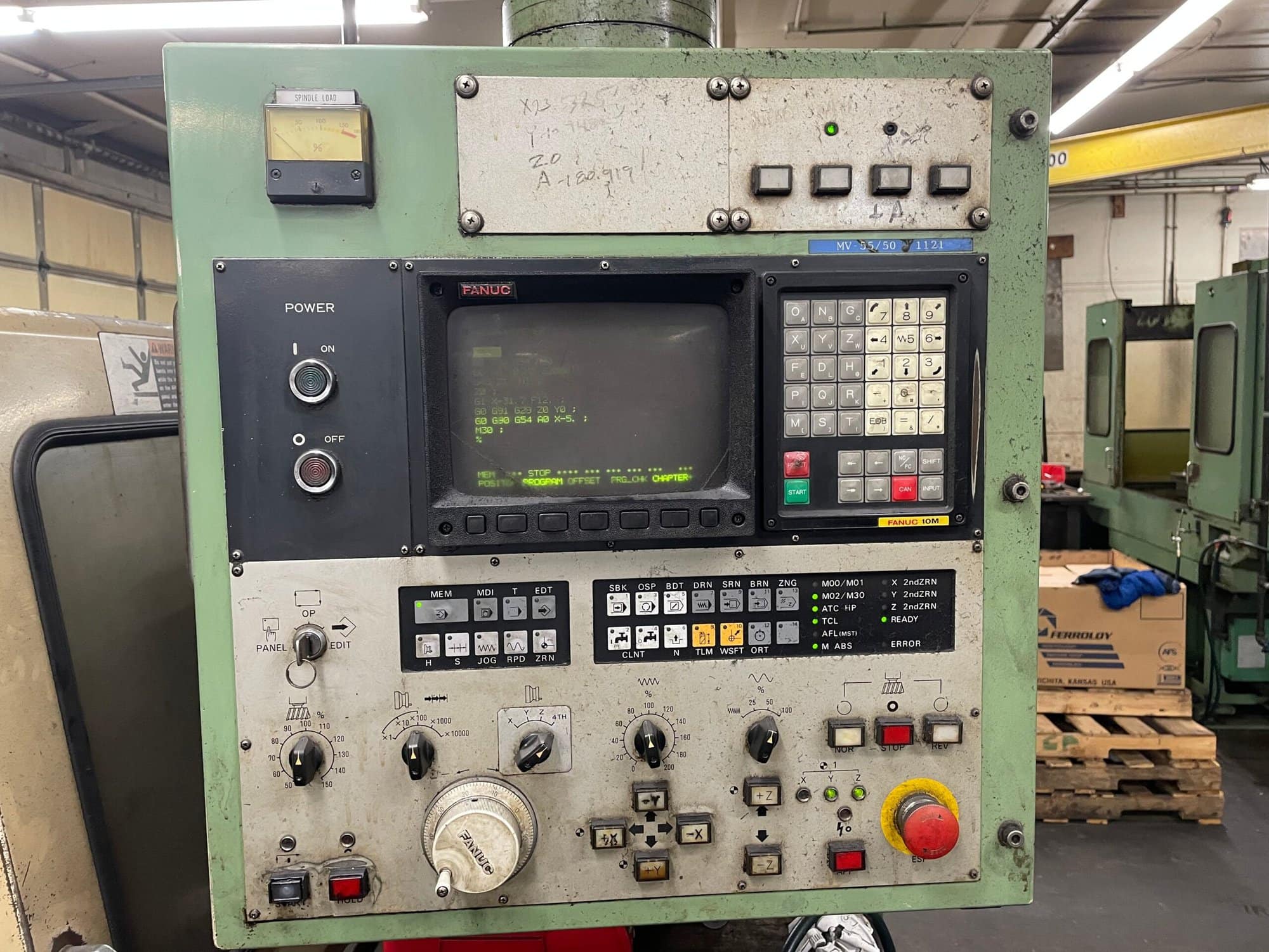 Mori Seiki MV 55/50 CNC Vertical Machining Center, 1987 - 4th axis rotary included - Image 3