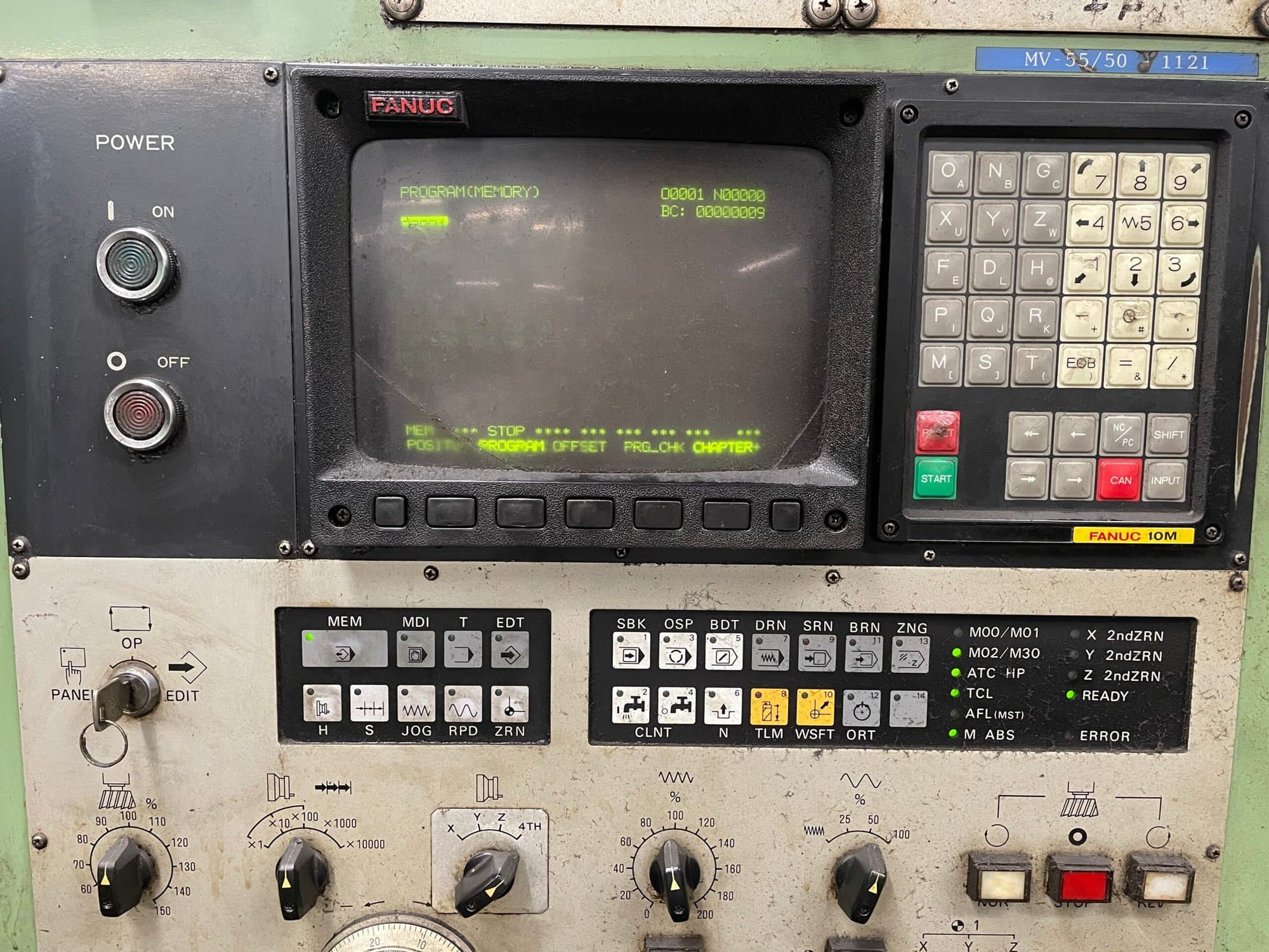 Mori Seiki MV 55/50 CNC Vertical Machining Center, 1987 - 4th axis rotary included - Image 4