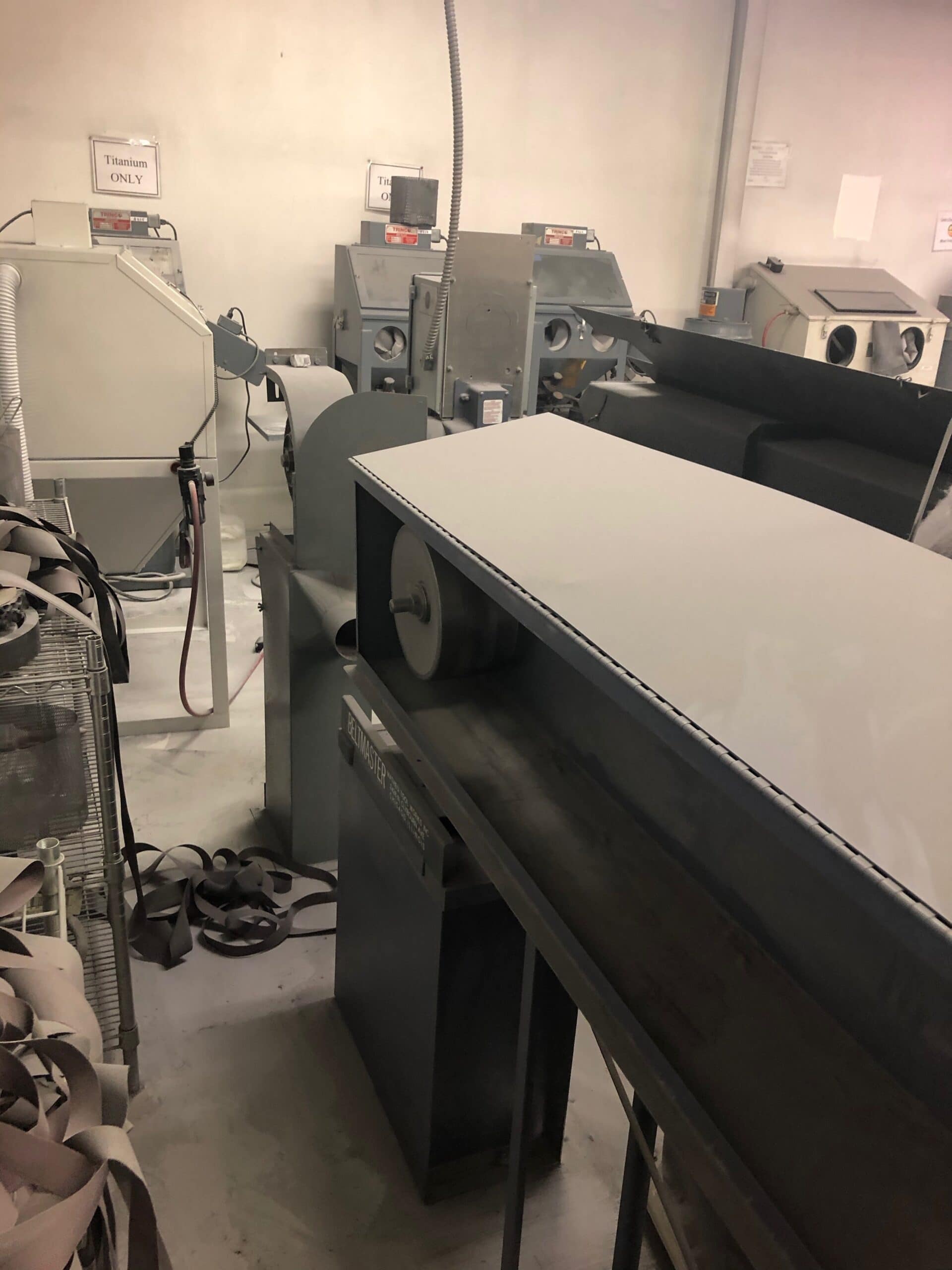 Baldor 1252 Buffer - Matheu Beltmaster Narrow Belt Attachment - Non Functional - Image 2