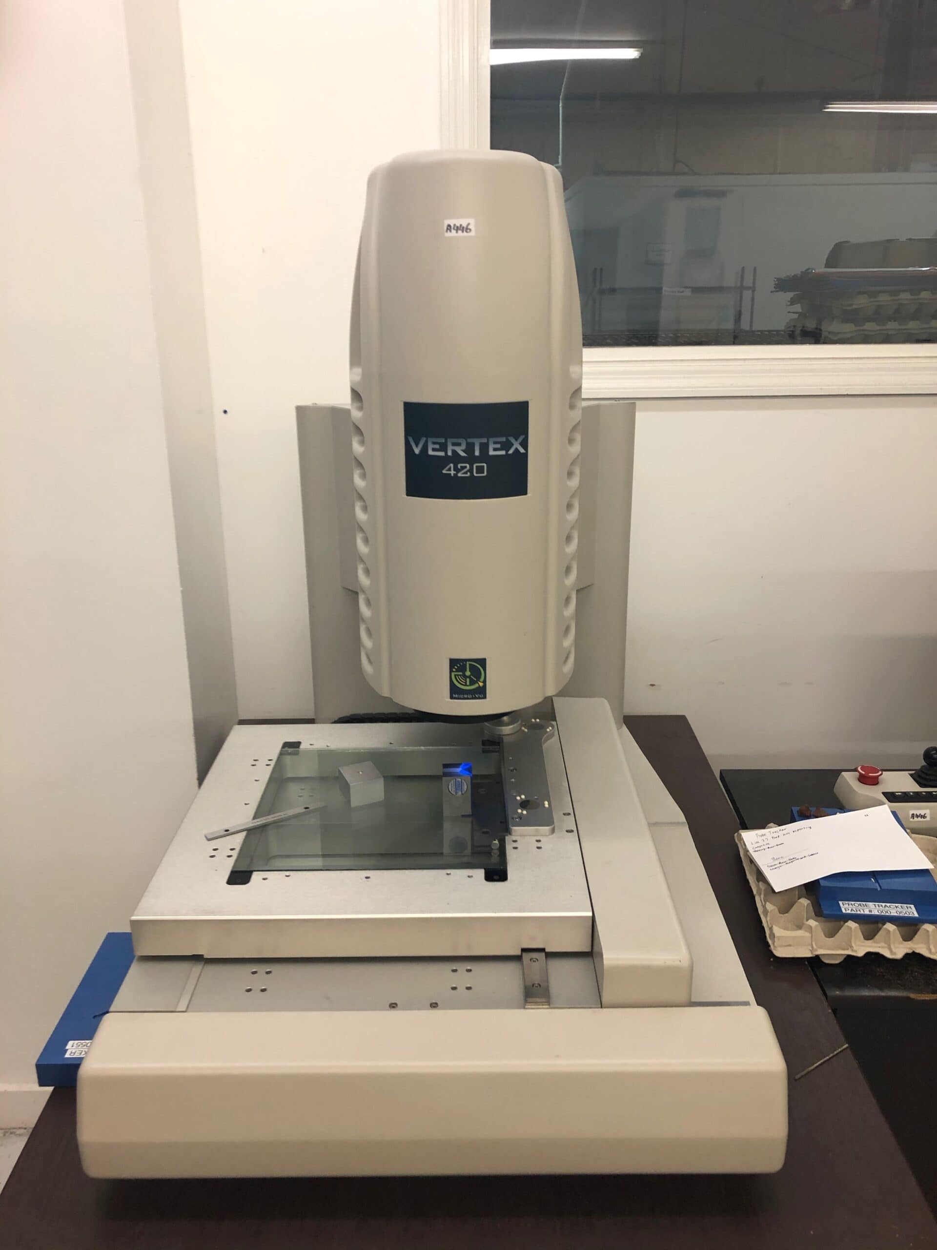 Micro Vu Vertex 420 Vision System - Computer, Monitor, and Keyboard