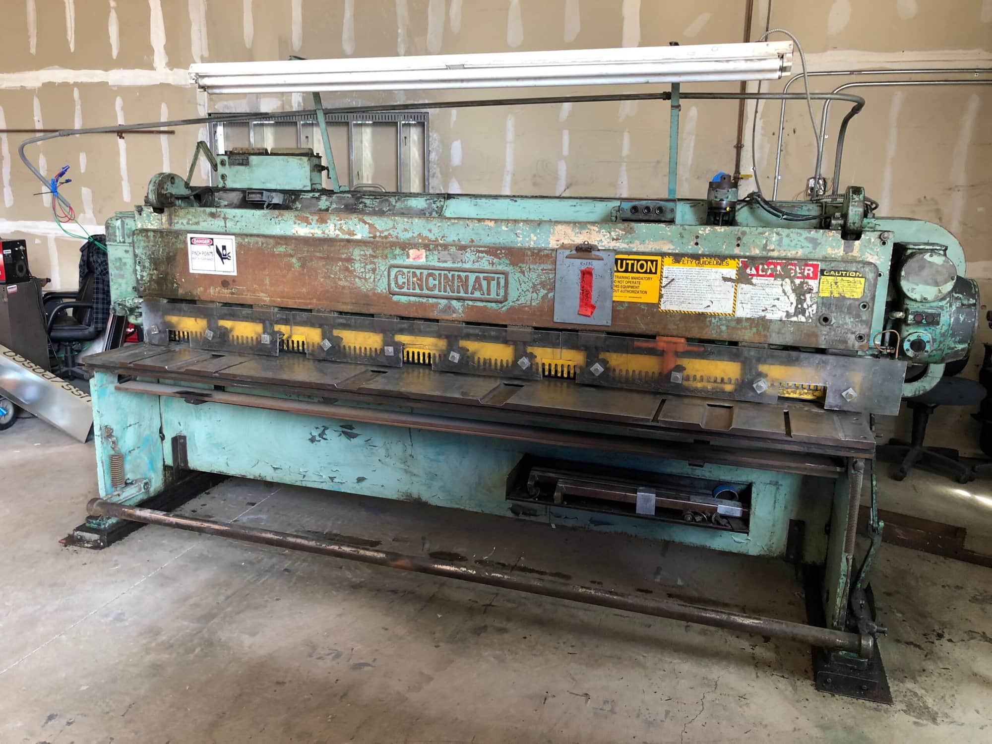10 Gauge x 10' Cincinnati 1010 Shear - Image 2