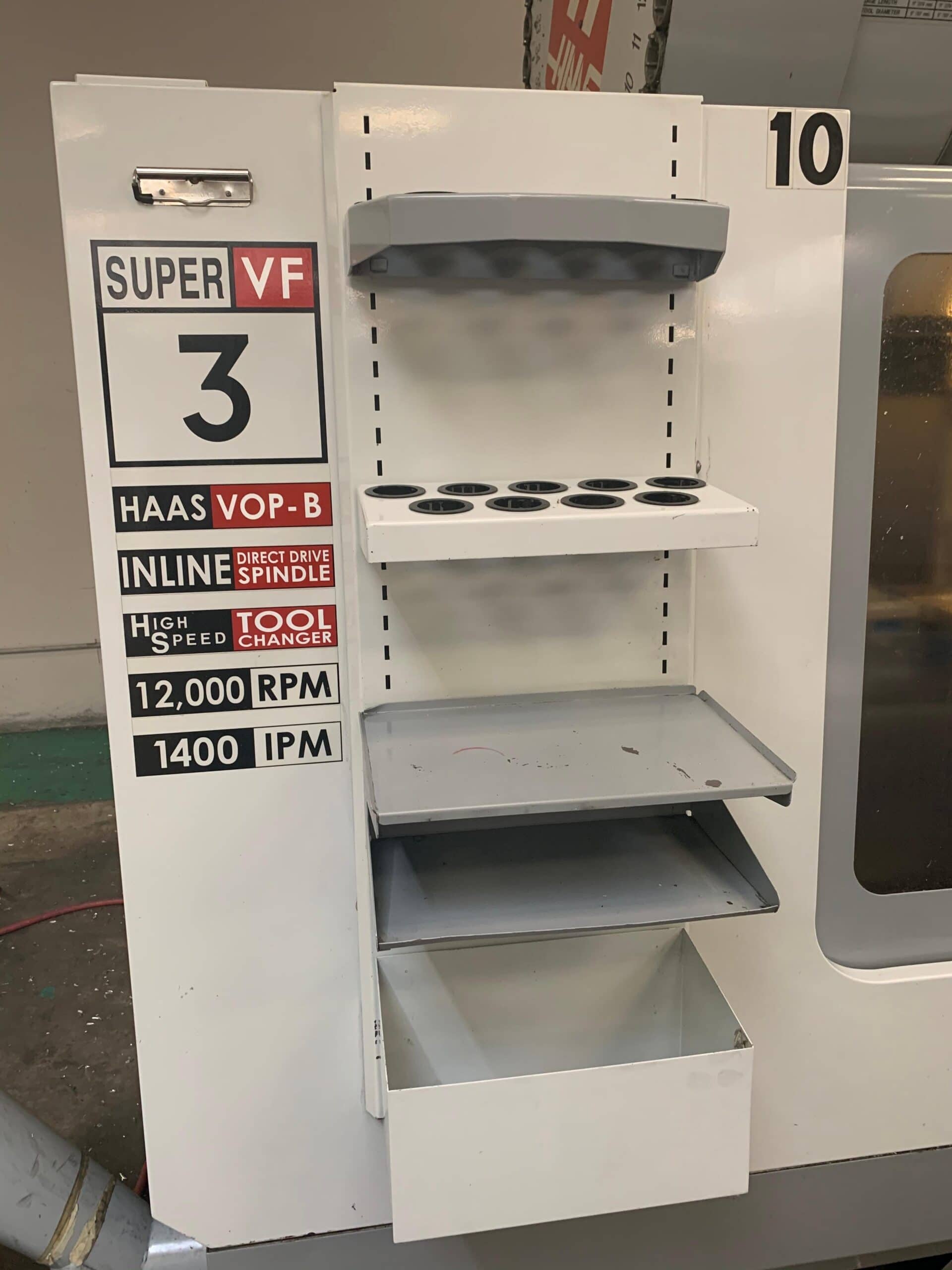 Haas VF-3SS VMC, 2007 - SMTC, 4th Axis Drive/Wiring, Under Power, Video - Image 5