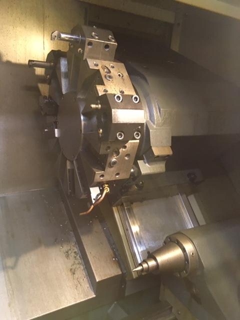Haas ST-20 CNC Lathe, 2015 - Tailstock, Chip Conveyor - Image 6