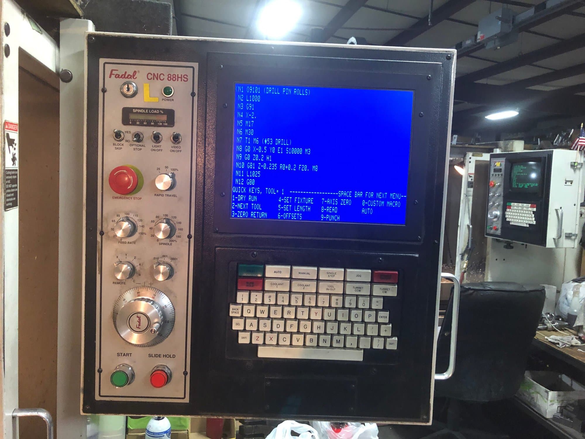 Fadal VMC 6030HT, 1998 - High Torque, Under Power, Video, 10k RPM Spindle - Image 4