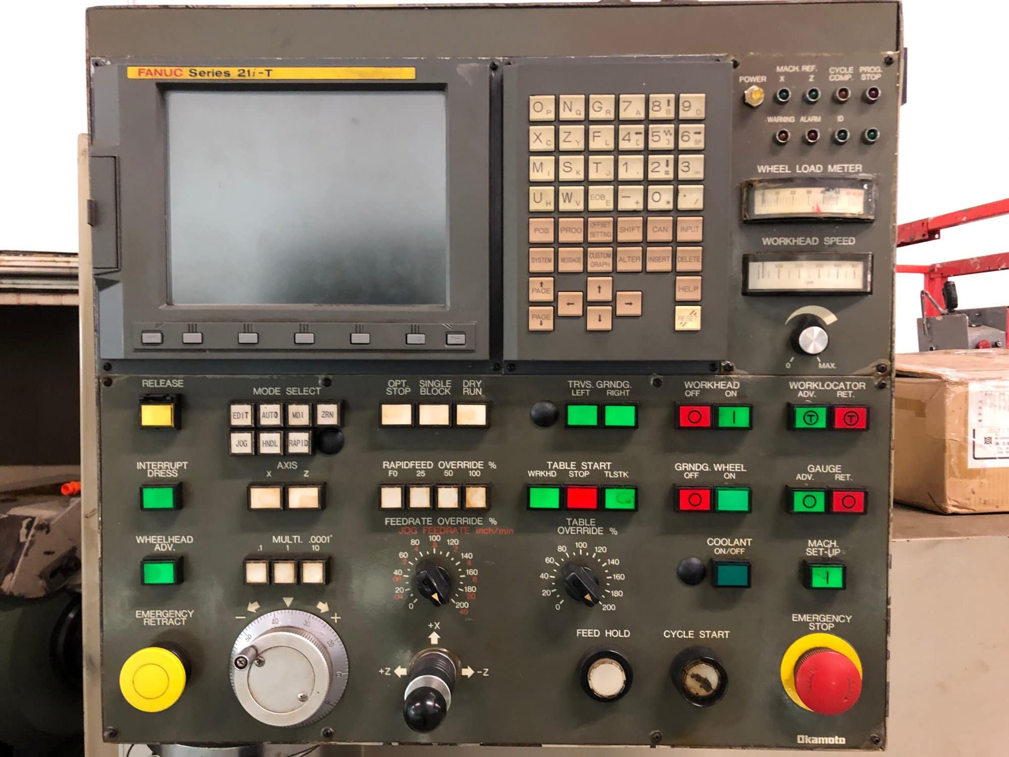 Okamoto OGM 12-24 NCAG Angle Head Cylindrical Grinder, 2000 - Image 4