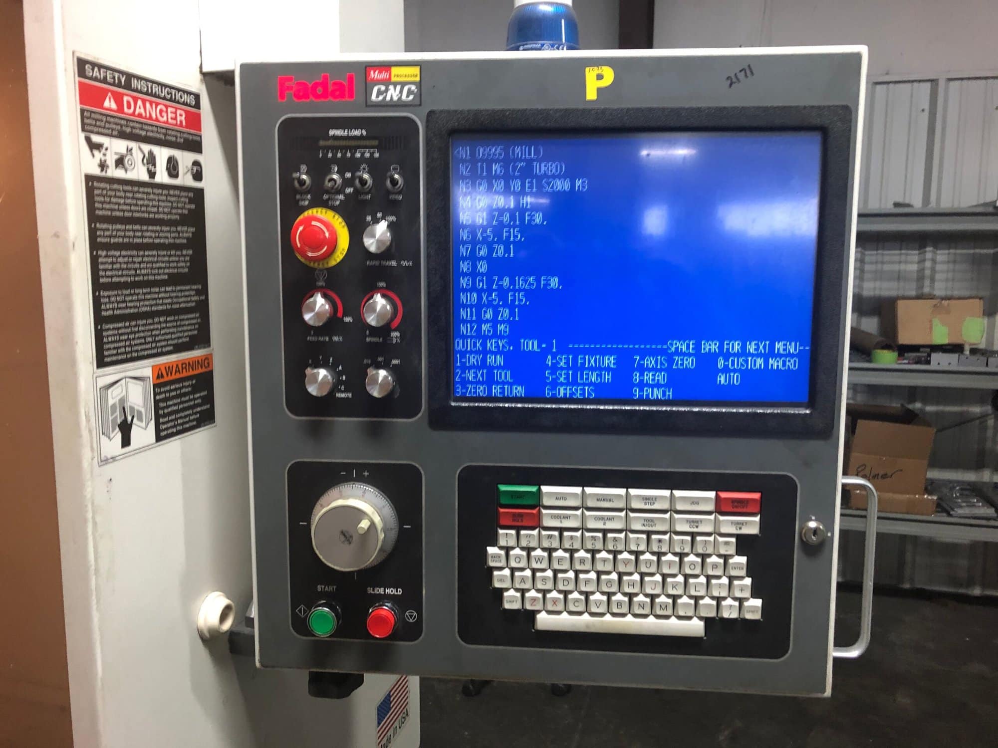 Fadal VMC 4020FXMP HT, 2008 - Under Power, Video, High Torque, 10K RPM - Image 3