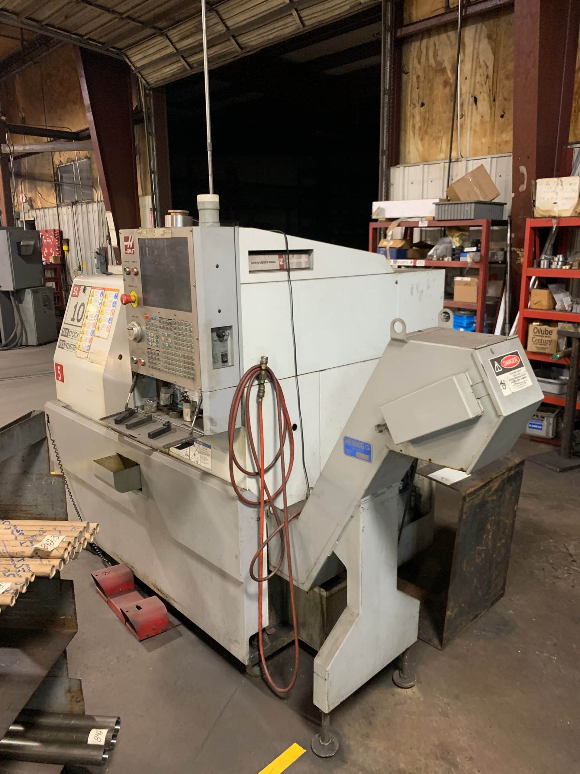 Haas SL-10 CNC Lathe, 2008 - Tailstock, Tool Pre Setter, Parts Catcher - Image 7