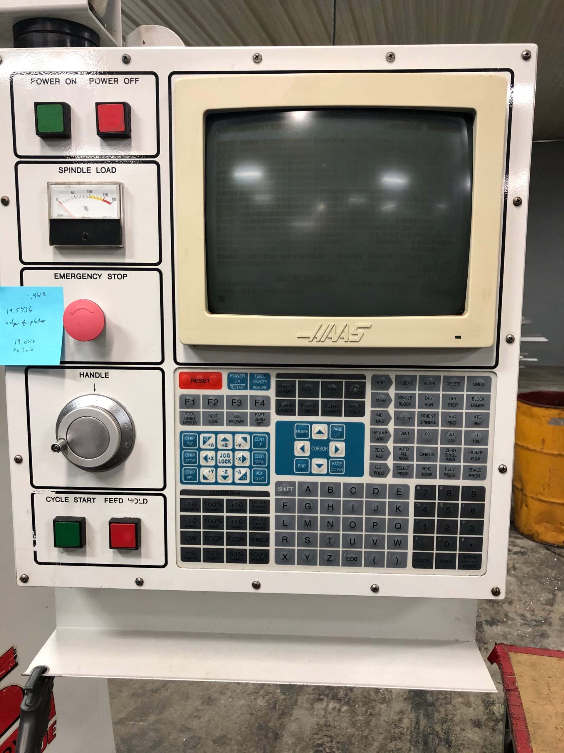 Haas VF-3 VMC,1997- 4th-5th Axis Ready, New Spindle, 32 Tool ATC - Image 2