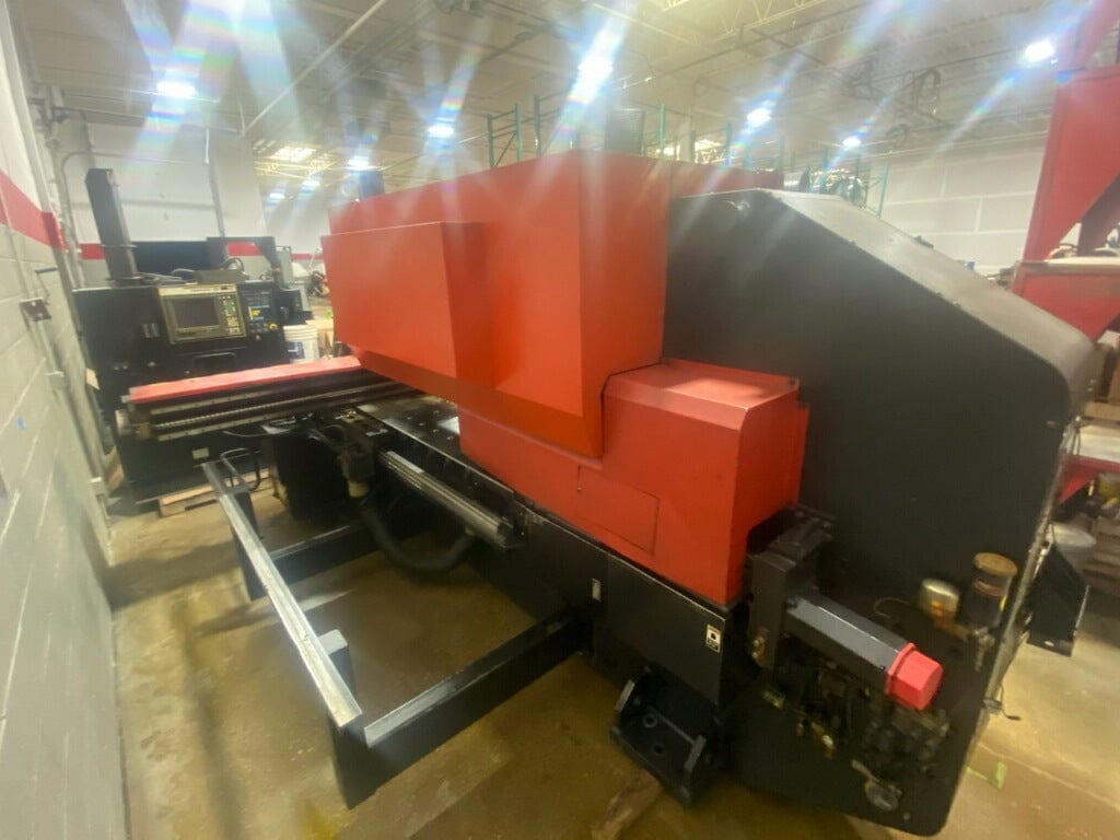33 Ton Amada Pega 357 CNC Turret Punch, 1996 - 2 Auto Index, 44 Station, Great Condition, Pre-Removal Pricing - Image 5