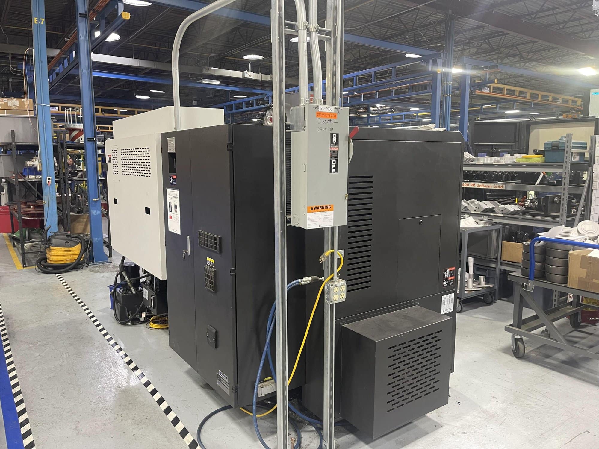 Samsung SL-2500M CNC Lathe, 2017 - Low Hours, Live Tooling, & Chip Conveyor - Image 8