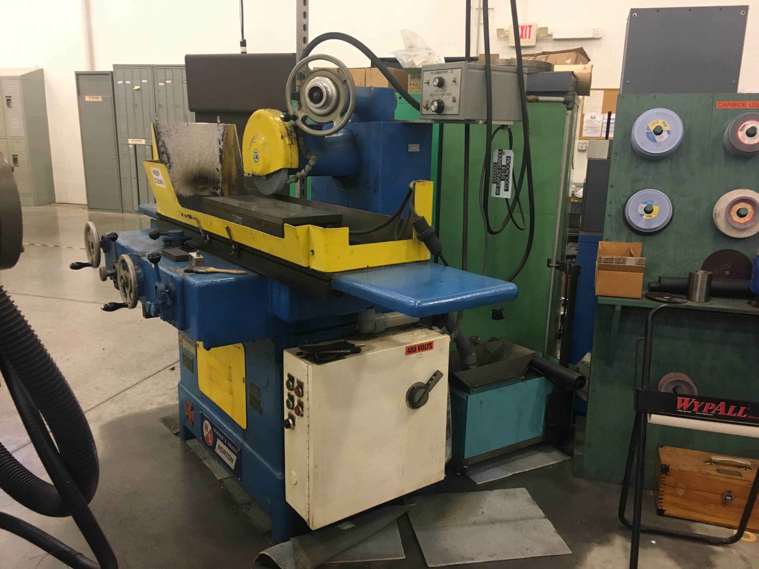 Warner and Swasey Norton 8" x 24" S-3 Surface Grinder - Fluxmaster V Magnet Controller - Image 4