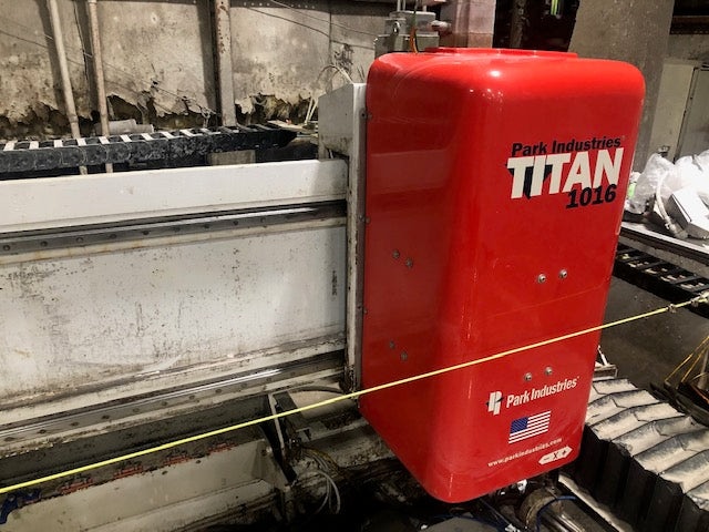 Park Industries Titan 1016, 2008 CNC Stone Center - Pods Included, Video - Image 6