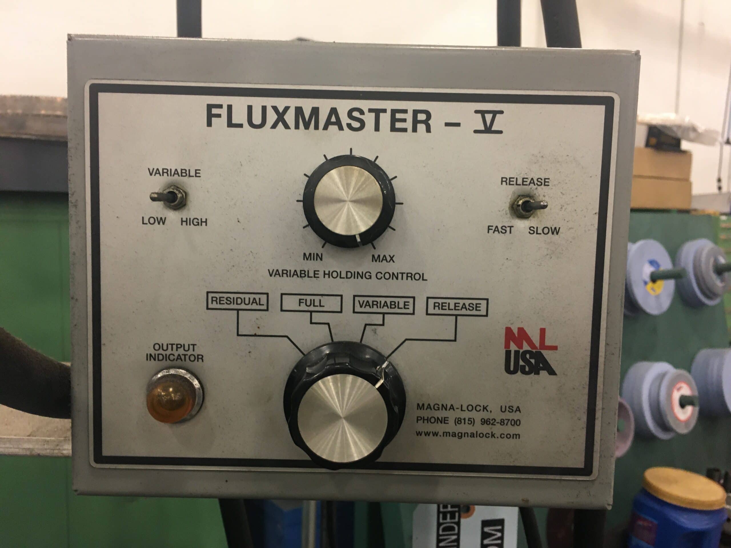 Warner and Swasey Norton 8" x 24" S-3 Surface Grinder - Fluxmaster V Magnet Controller - Image 6