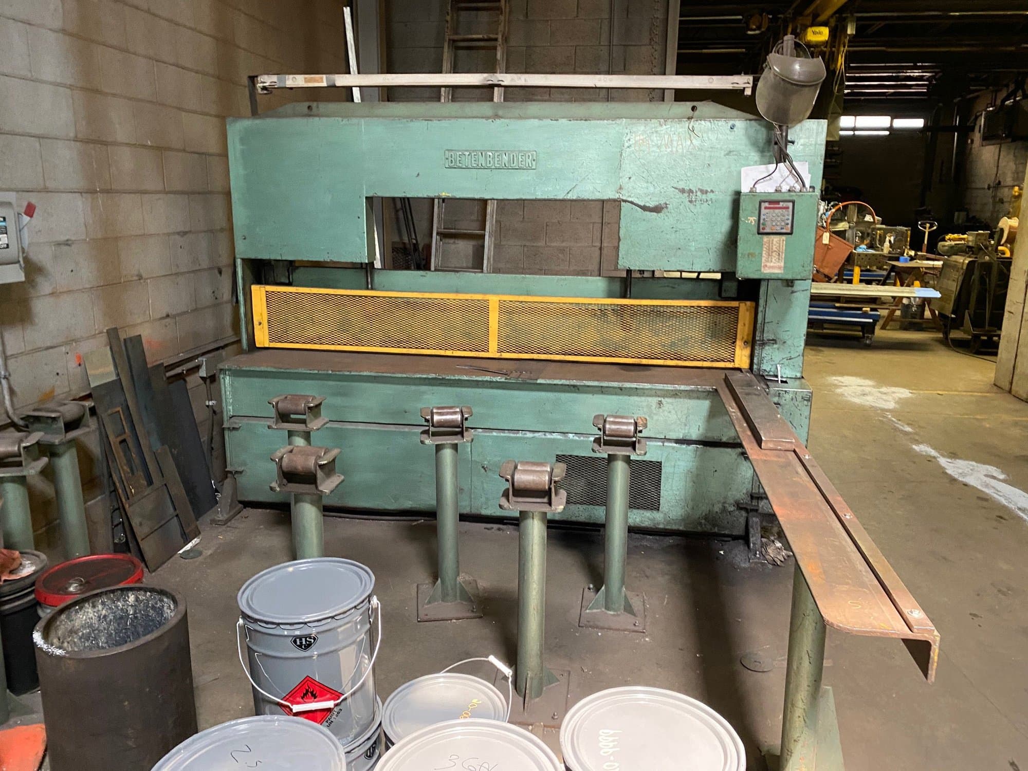 1/4" x 8' Betenbender Shear with Back Gauge