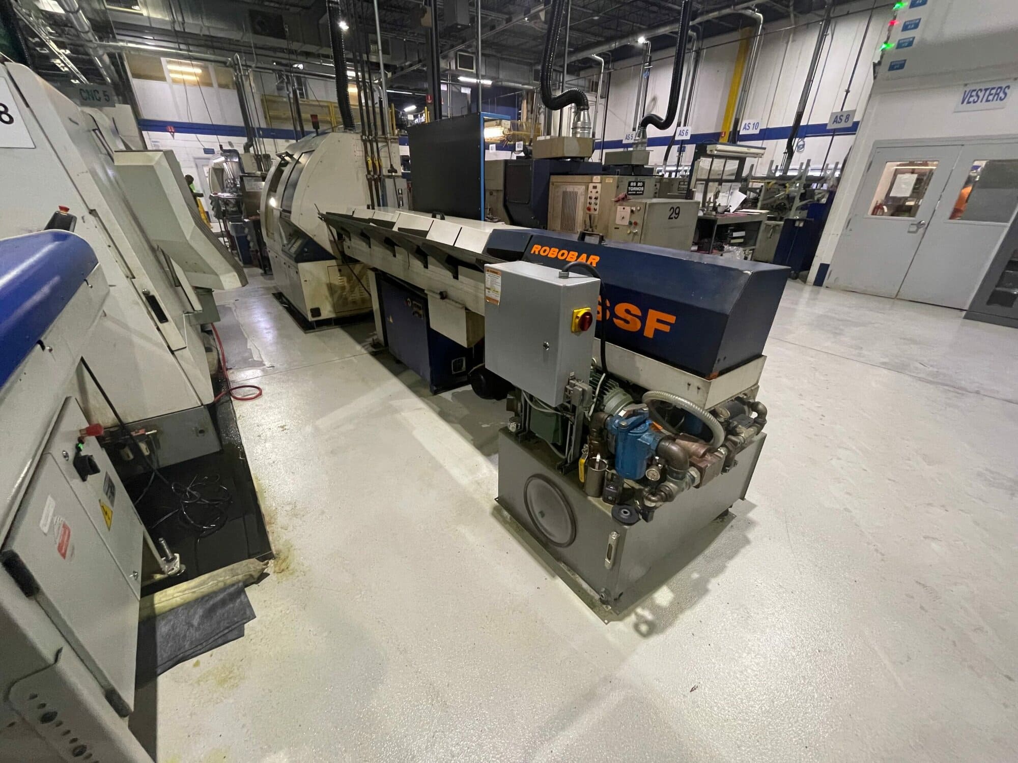 Tornos Deco-13 Swiss CNC Lathe, 2002 - w/ Robobar SSF-226 Barfeeder - Image 2