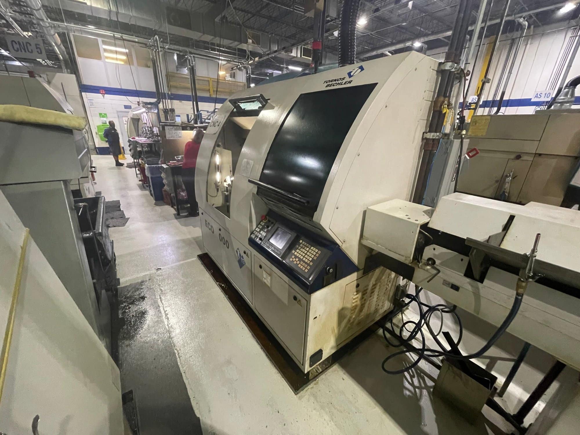 Tornos Deco-13 Swiss CNC Lathe, 2002 - w/ Robobar SSF-226 Barfeeder