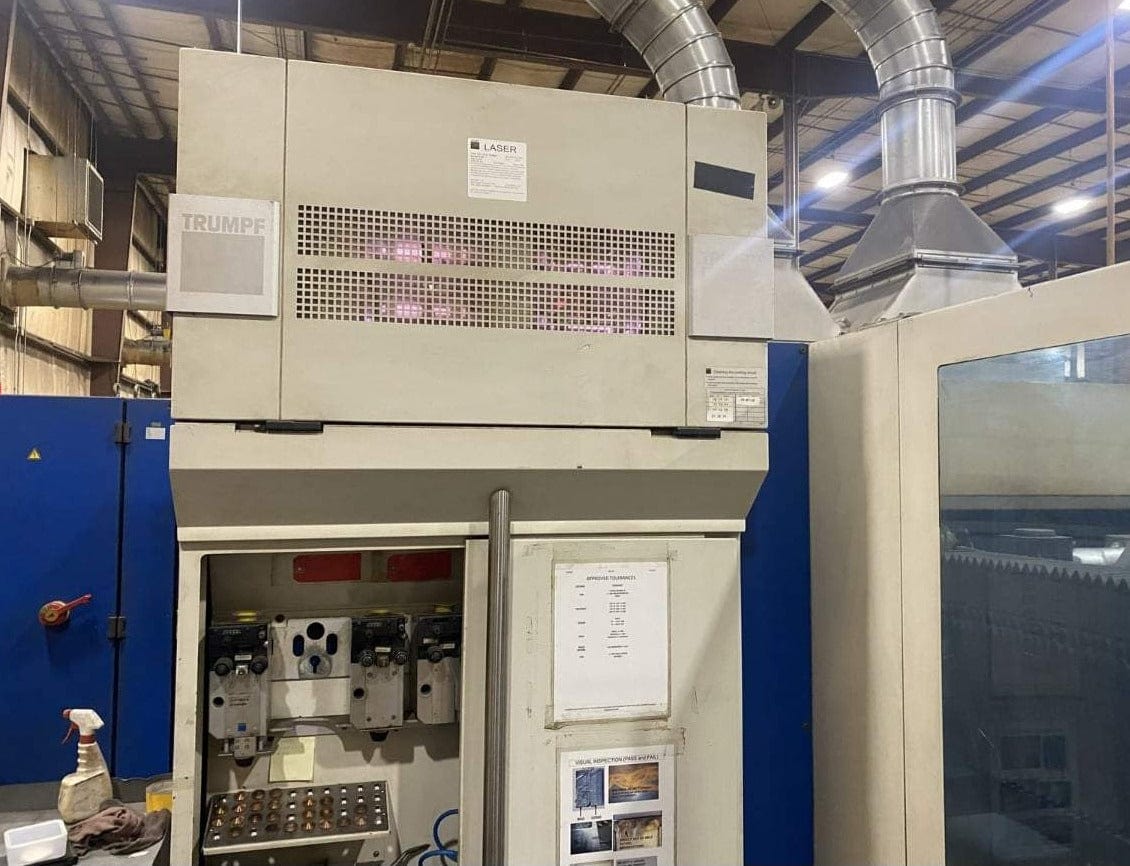 5000 Watt Trumpf TruLaser 5030 CO2 Laser, 2005 - Service Reports Available - Image 4