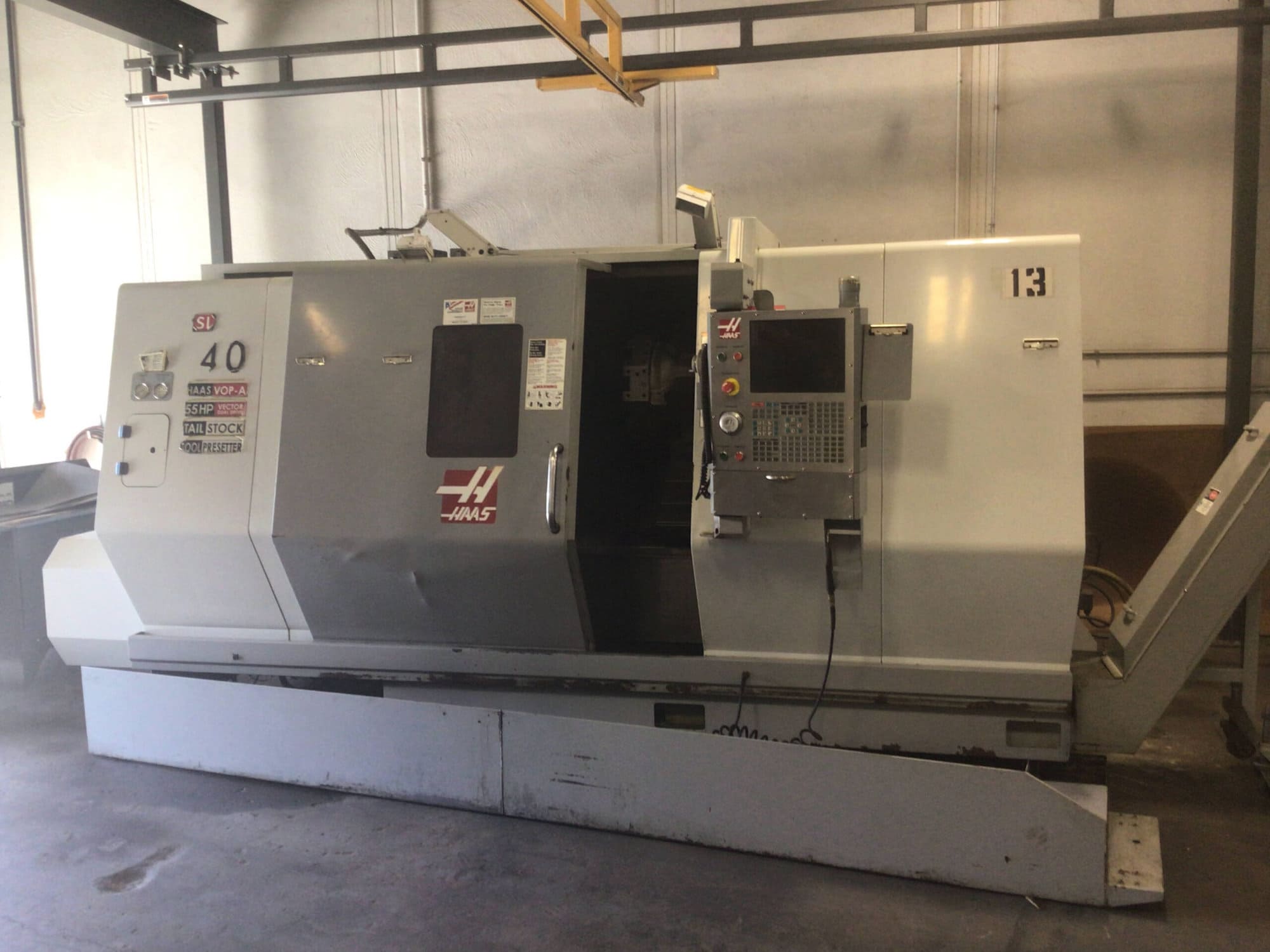 Haas SL-40T CNC Lathe, 2007 - Tailstock, Tool Presetter, 15" Chuck - Image 2