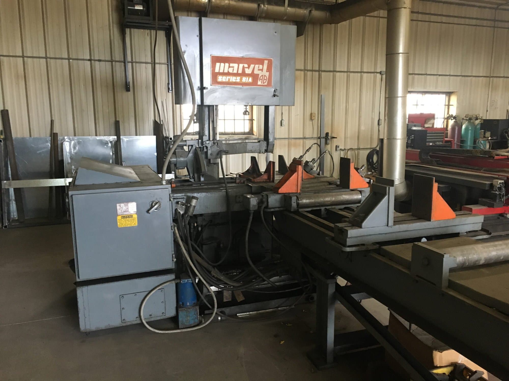 18" X 20" Marvel 81A 10PC Fully Auto/Programmable Vertical Bandsaw - Image 8