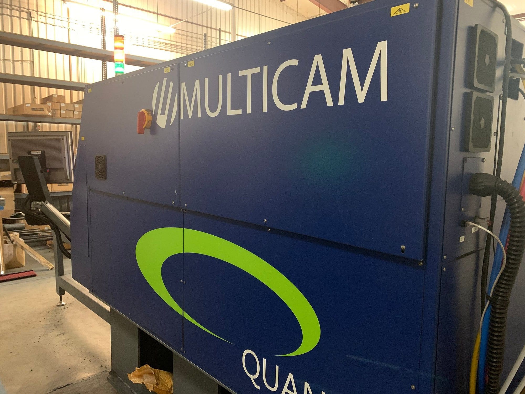 2000 Watt Multicam Quantus 48 Fiber Laser System, 2017- 4' x 8' - Image 2