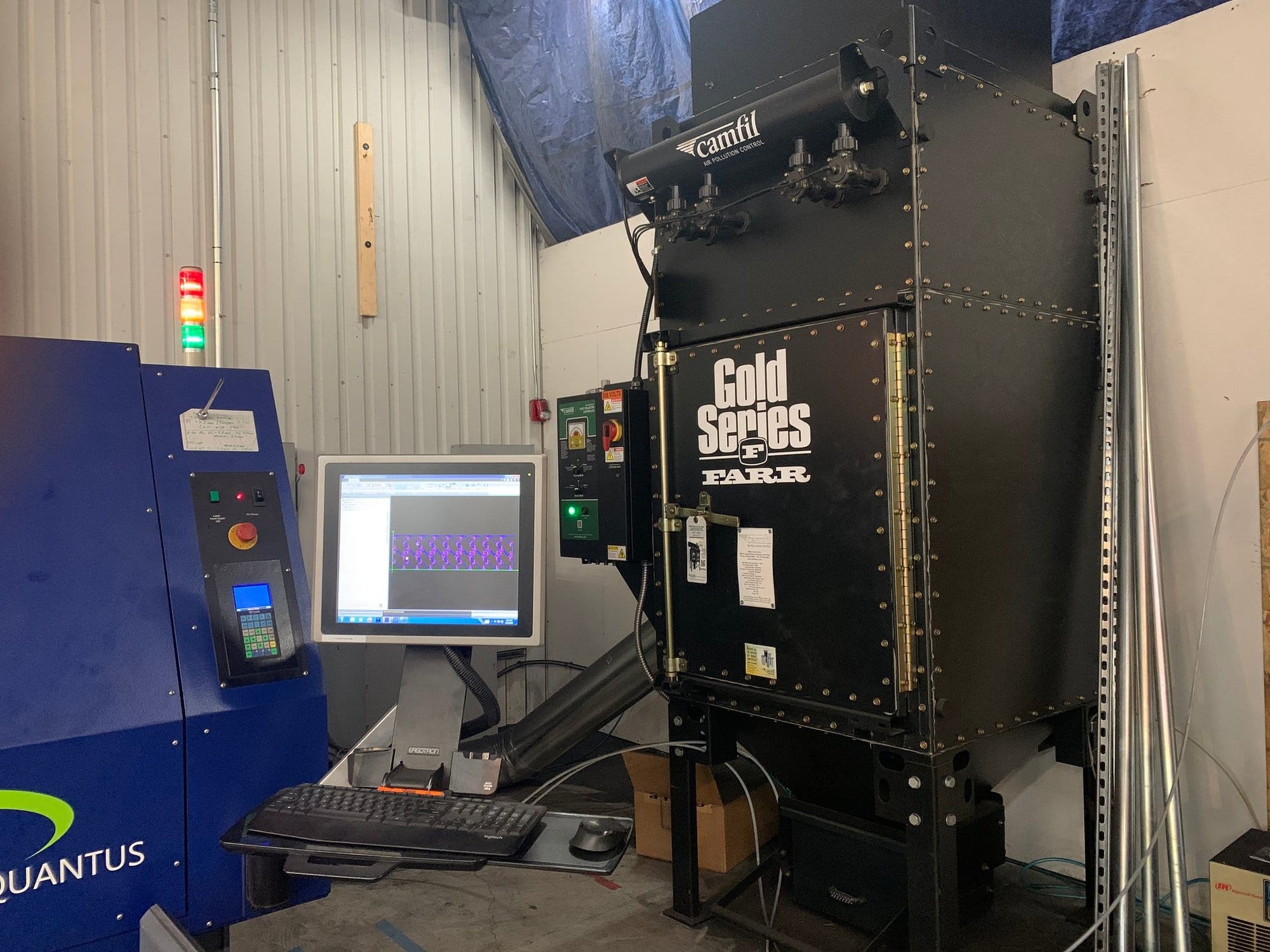 2000 Watt Multicam Quantus 48 Fiber Laser System, 2017- 4' x 8' - Image 3
