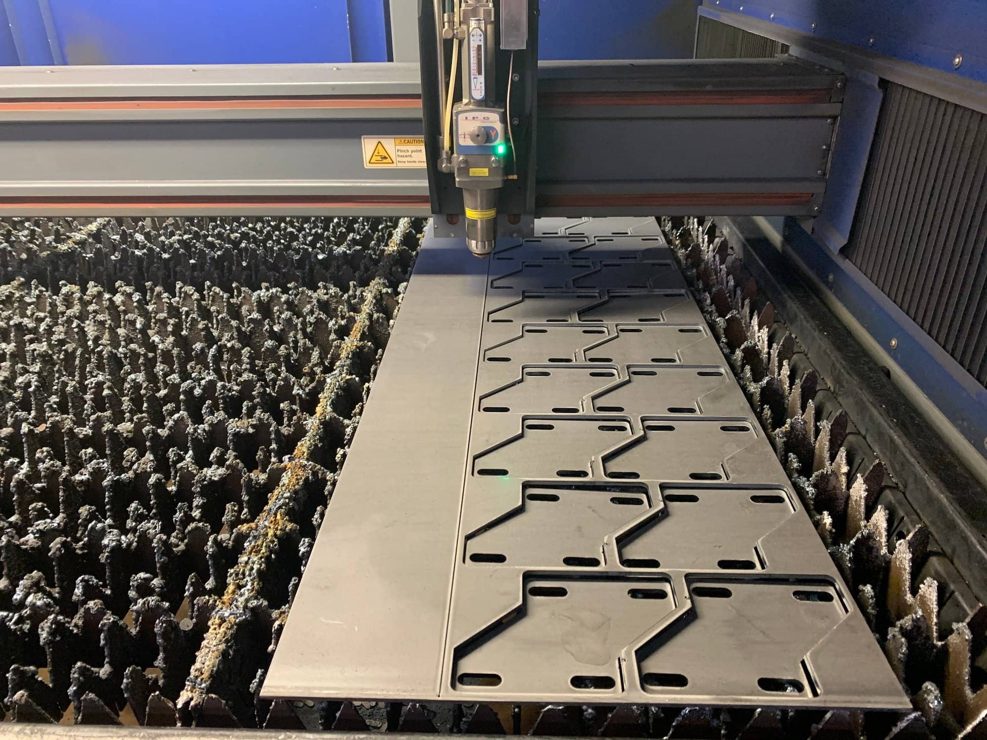 2000 Watt Multicam Quantus 48 Fiber Laser System, 2017- 4' x 8' - Image 6