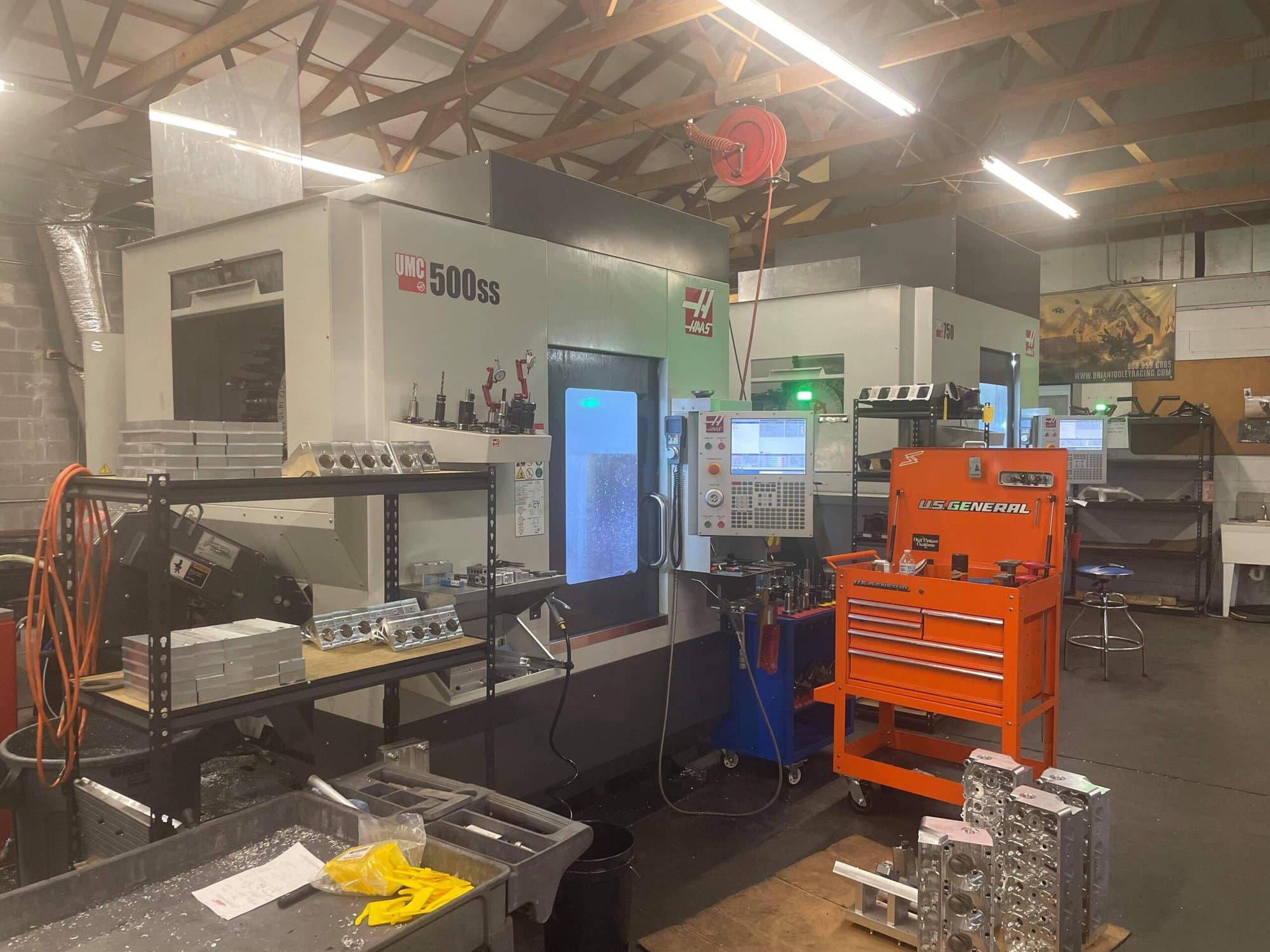 Haas UMC 500SS VMC, 2020 - 1000PSI TSC, WIPS, High Speed Machining, Low Hours - Image 3