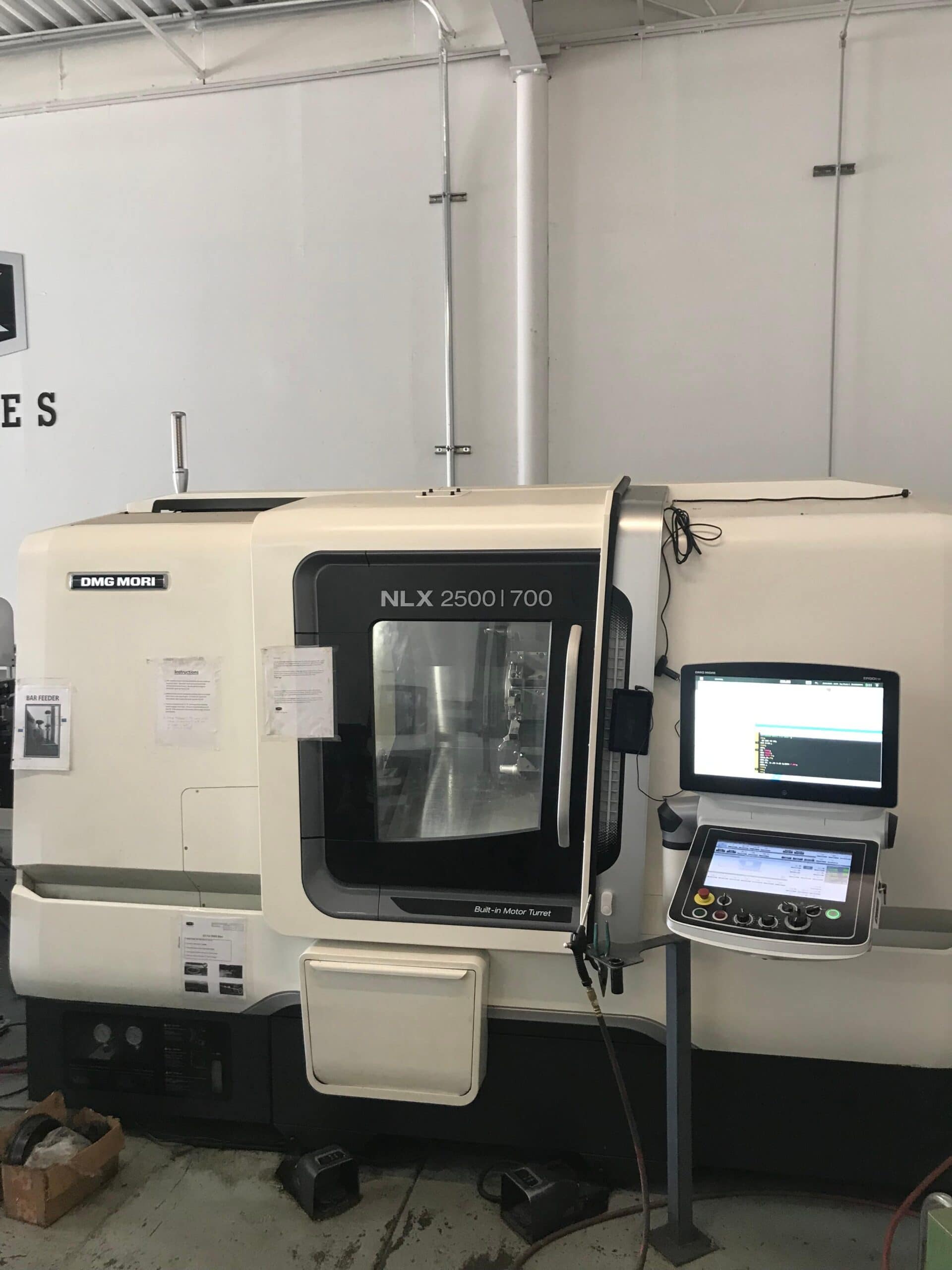 DMG Mori NLX2500SY/700 CNC Lathe, 2018- Sub Spindle, Live Tooling, PM Report 6/10, Under Power, Video