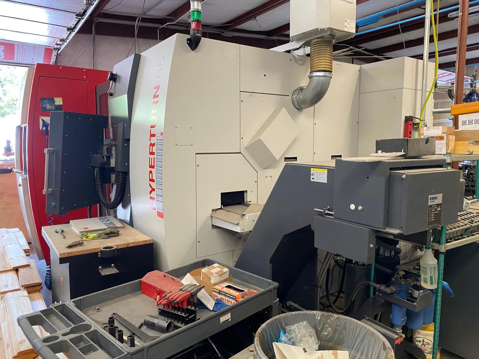 Emco Hyperturn 65 Multi Axis CNC Lathe, 2017 - Parts Catcher, Bar Feeder, Probe, Tool Presetter - Image 6