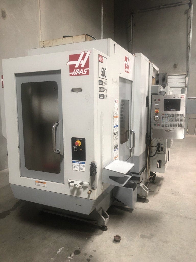 Haas MDC-500 VMC, 2006 - 15,000 RPM, Pallet Changer